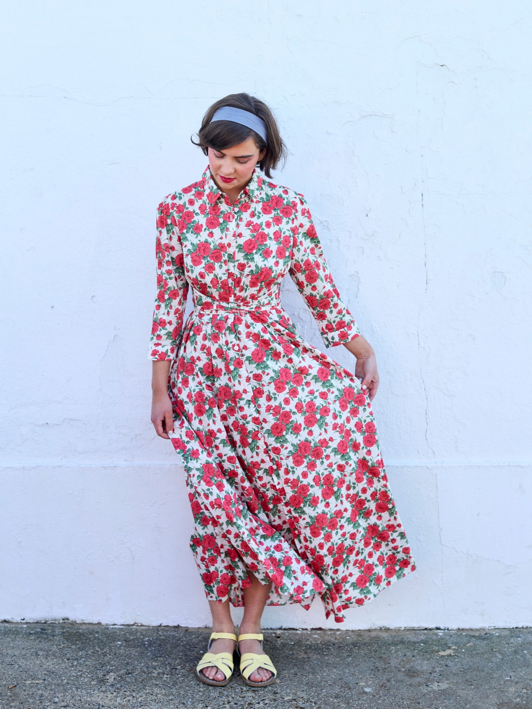 knee length dresses for ladies MC2 Saint Barth Cotton Short Dress Brilly with Liberty Print | Made with Liberty Fabric main image 0