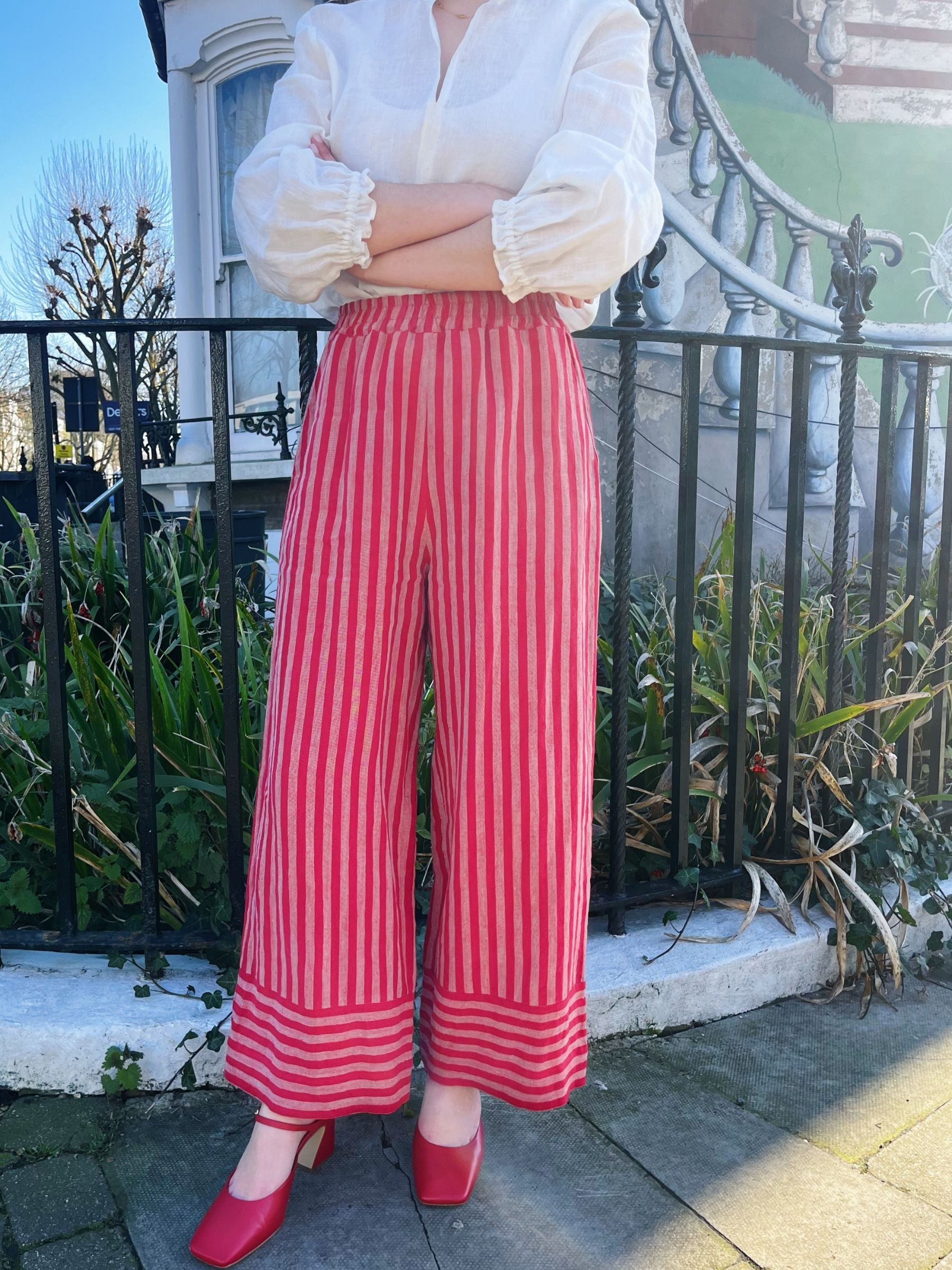 Irish Linen Trousers | Made in England | Justine Tabak