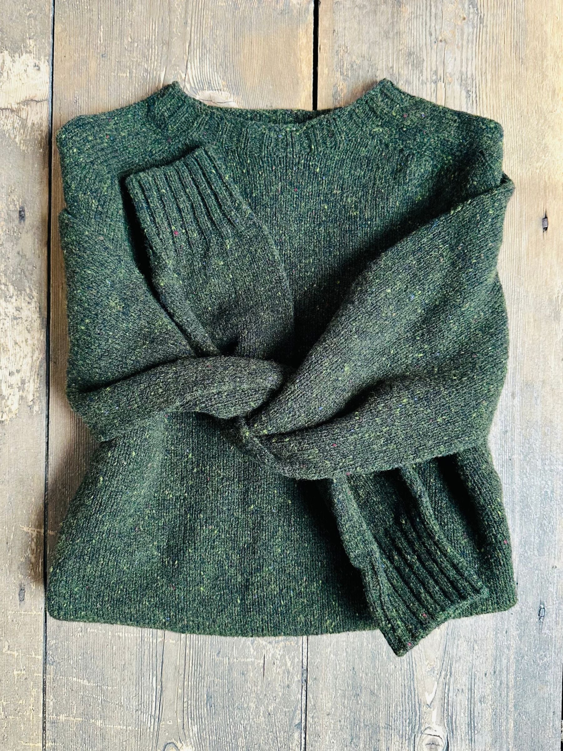 Olive Green marled Jumper