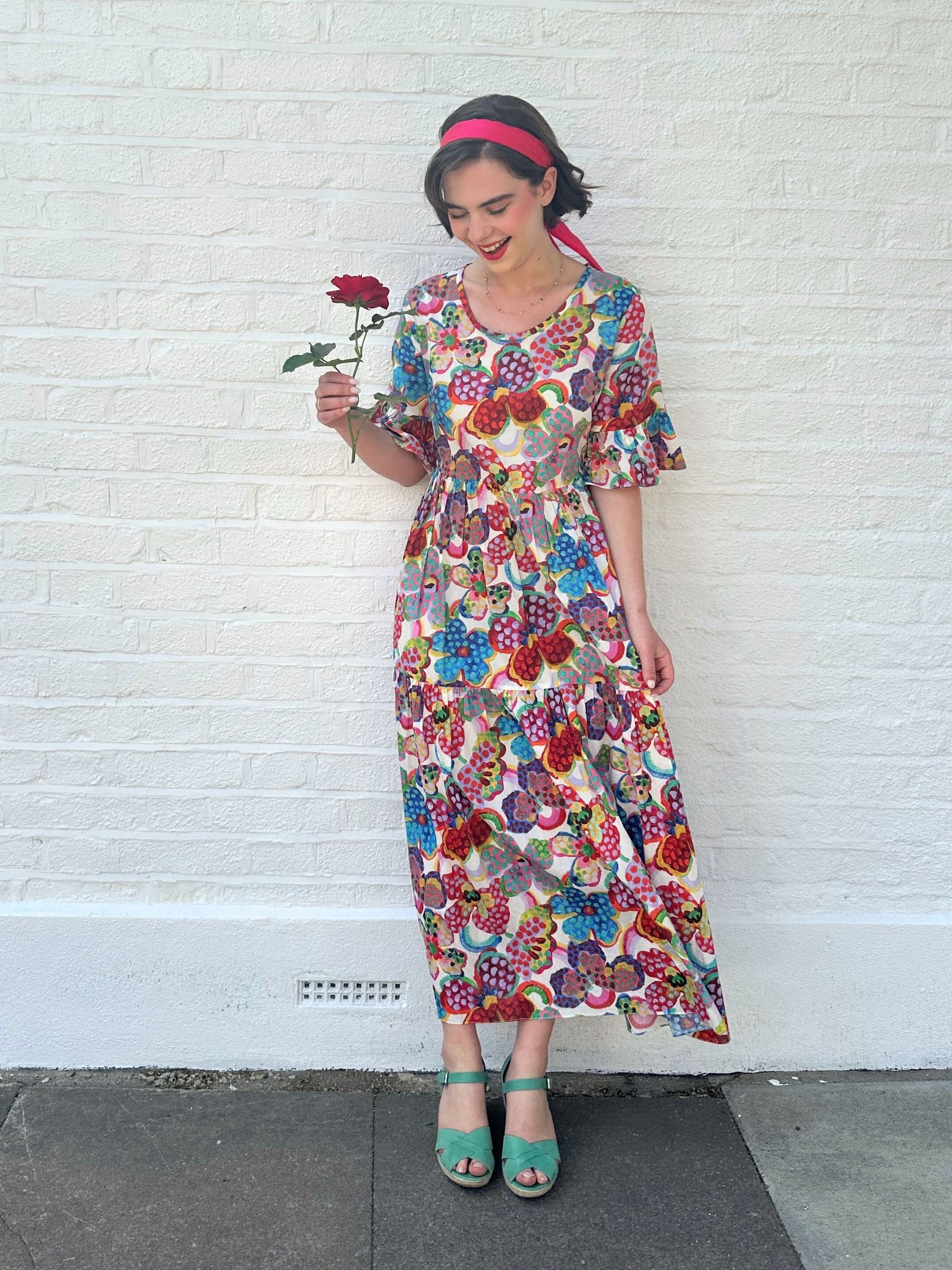Primrose Hill Dress in Liberty Fauvism Floral Print