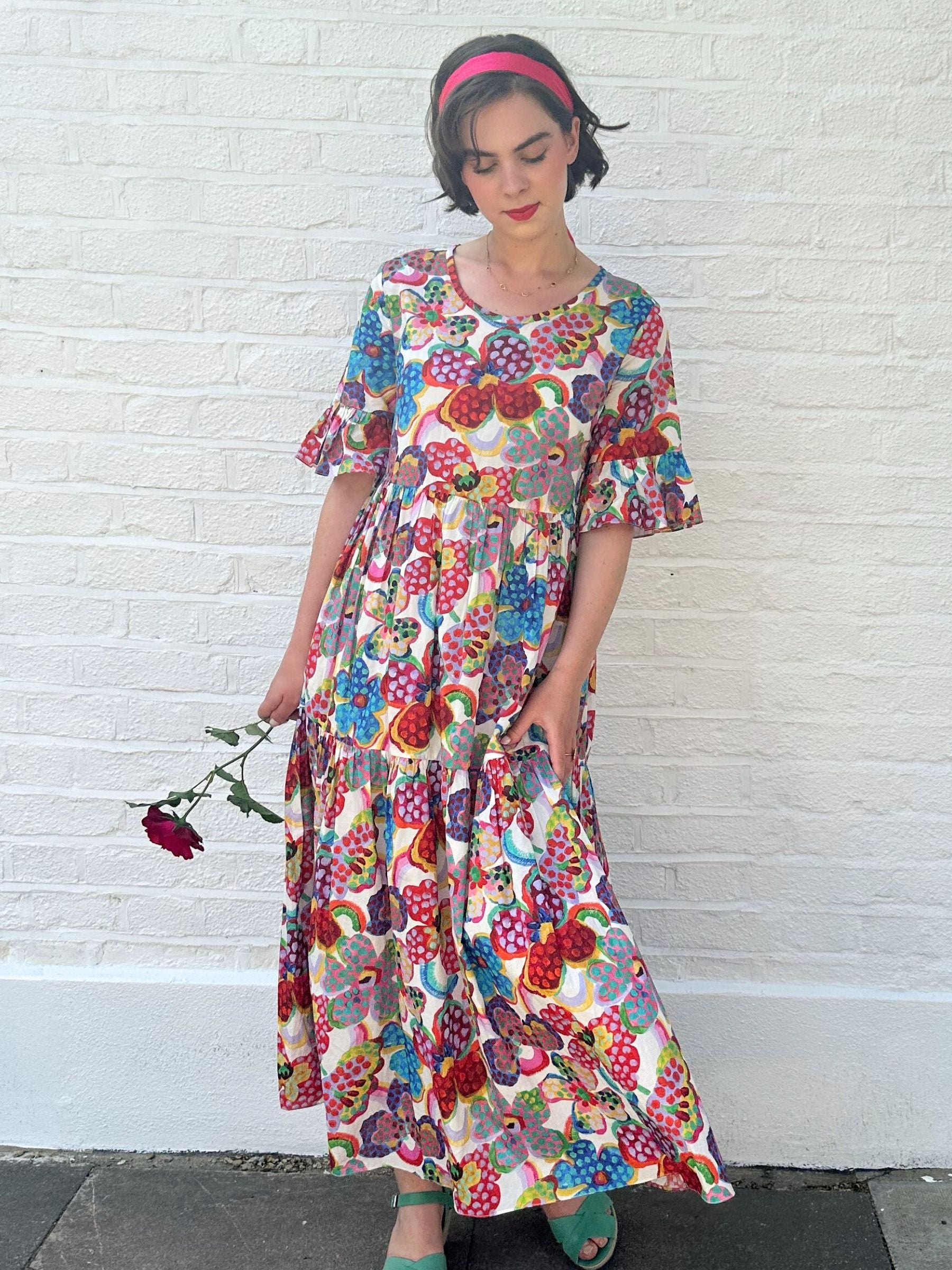Primrose Hill Dress in Liberty Fauvism Floral Print