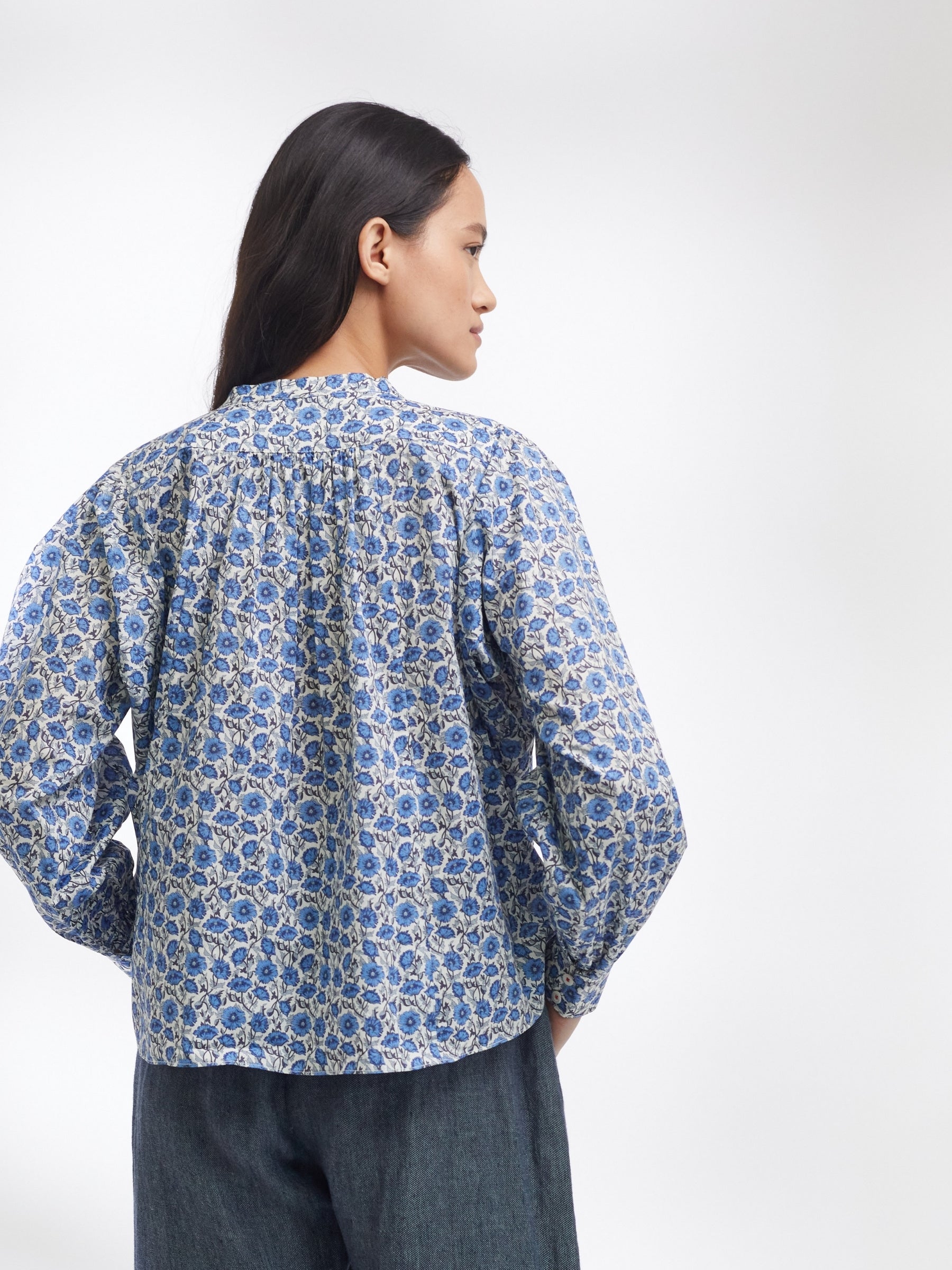 Liberty Print Smock Top | Made in England | Justine Tabak