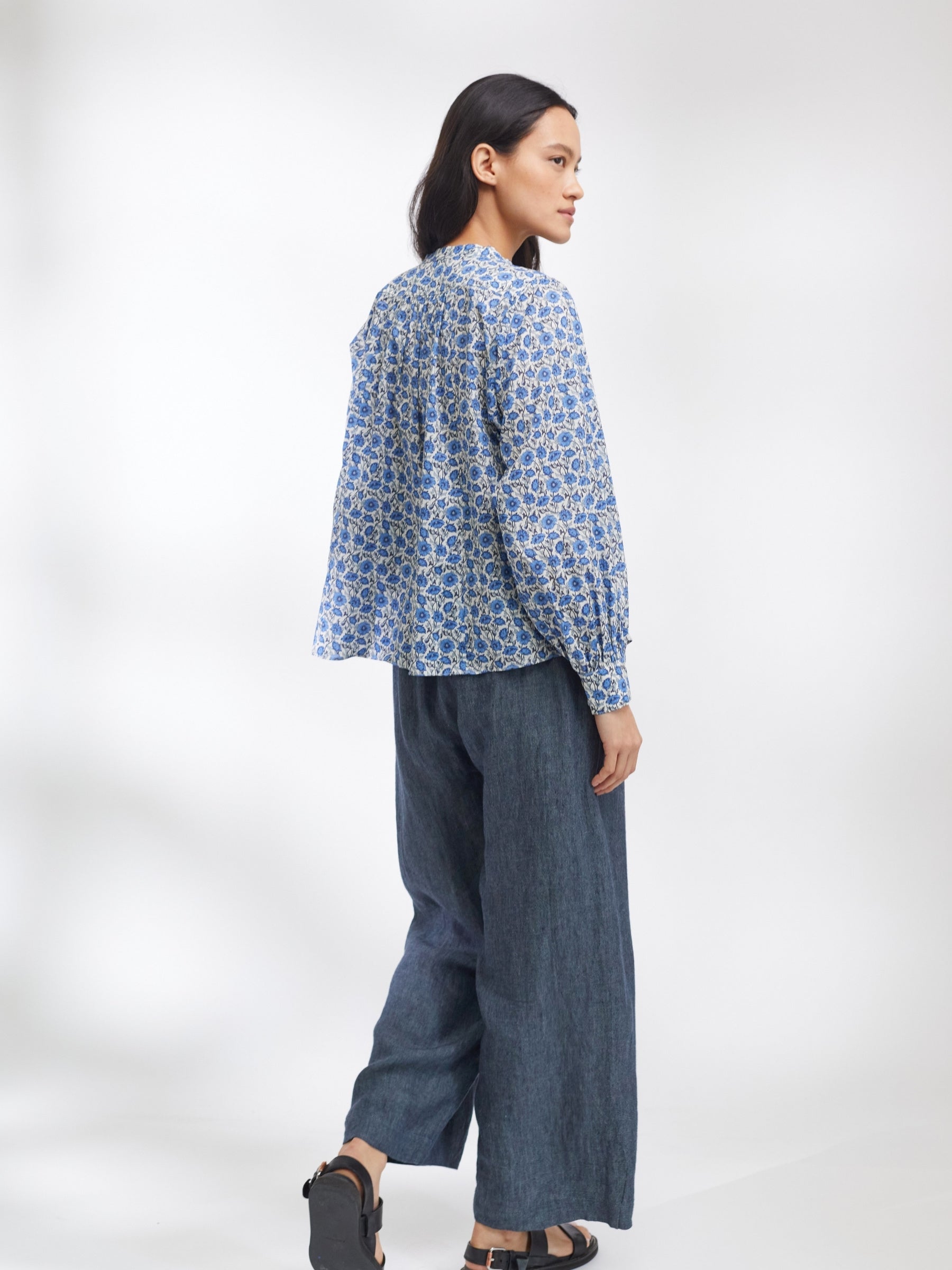 Liberty Print Smock Top | Made in England | Justine Tabak