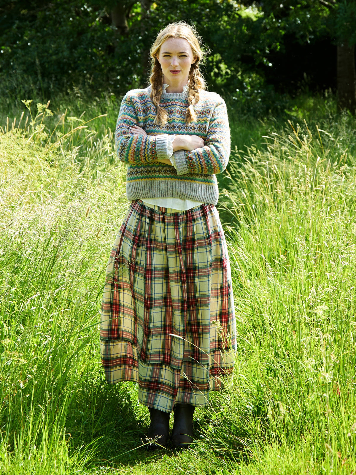 Vintage Fairisle Jumper | Knitted in Scotland | Justine Tabak