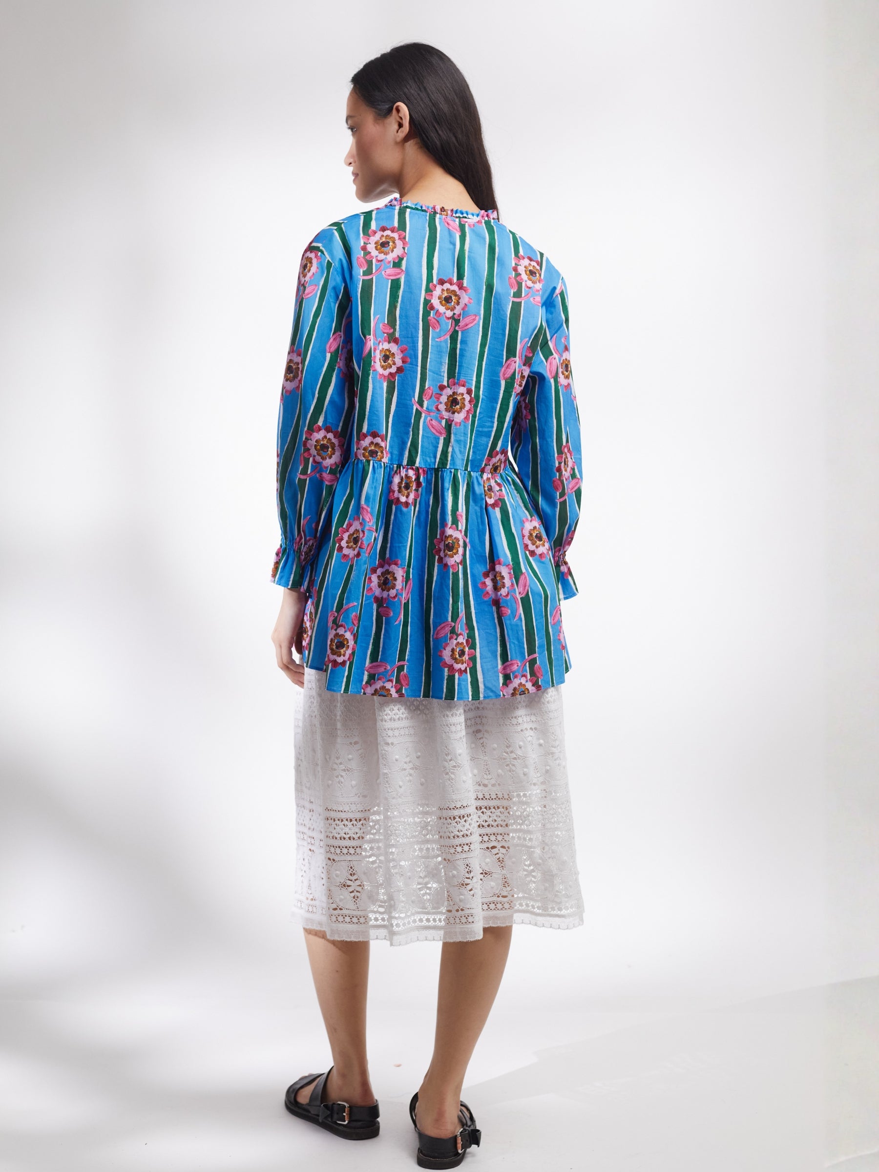 Camden Passage Top made in Liberty Beau Stripe