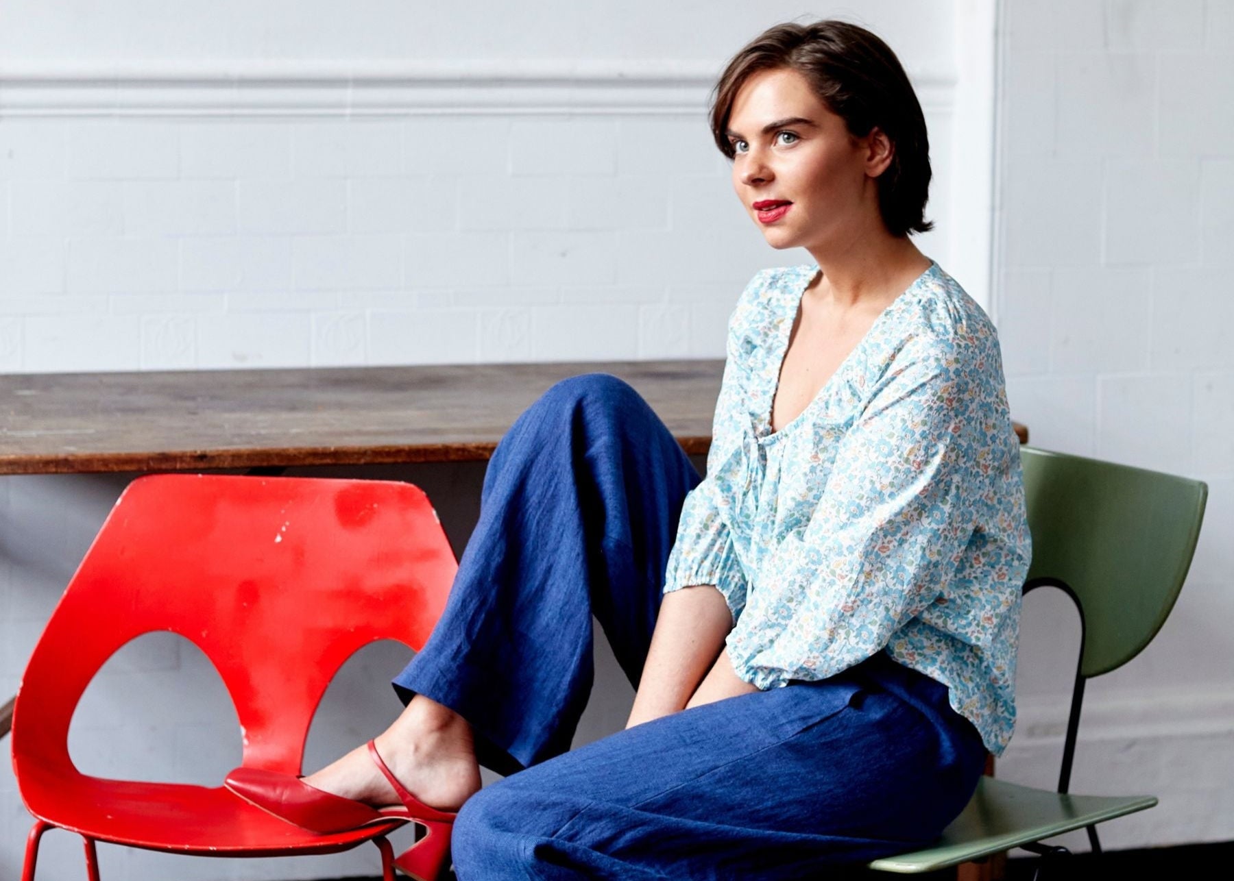 Chemise Top in Classic Liberty Floral