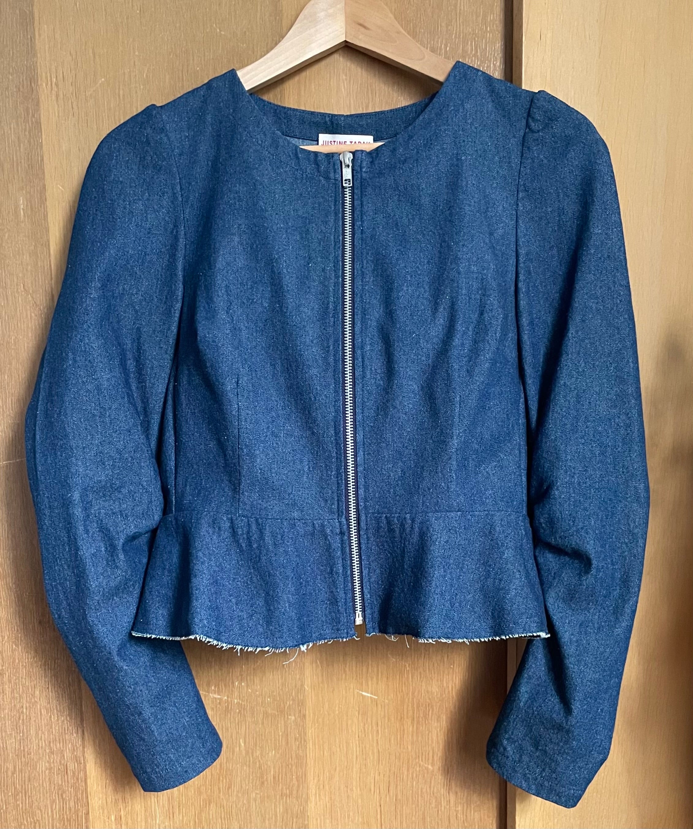 Bow Bells Jacket in Dark Denim