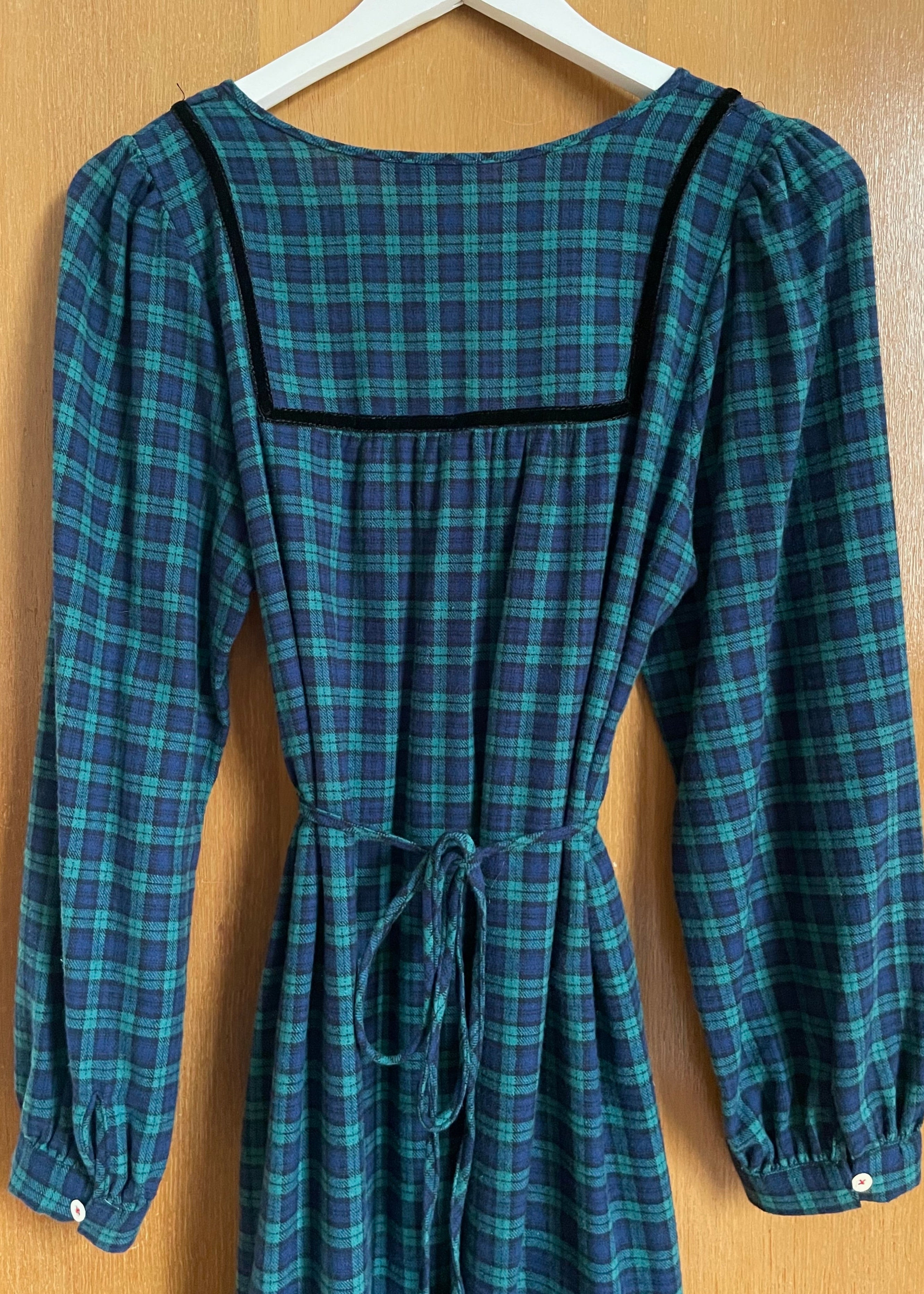 Harrogate Dress in Blackwatch Tartan