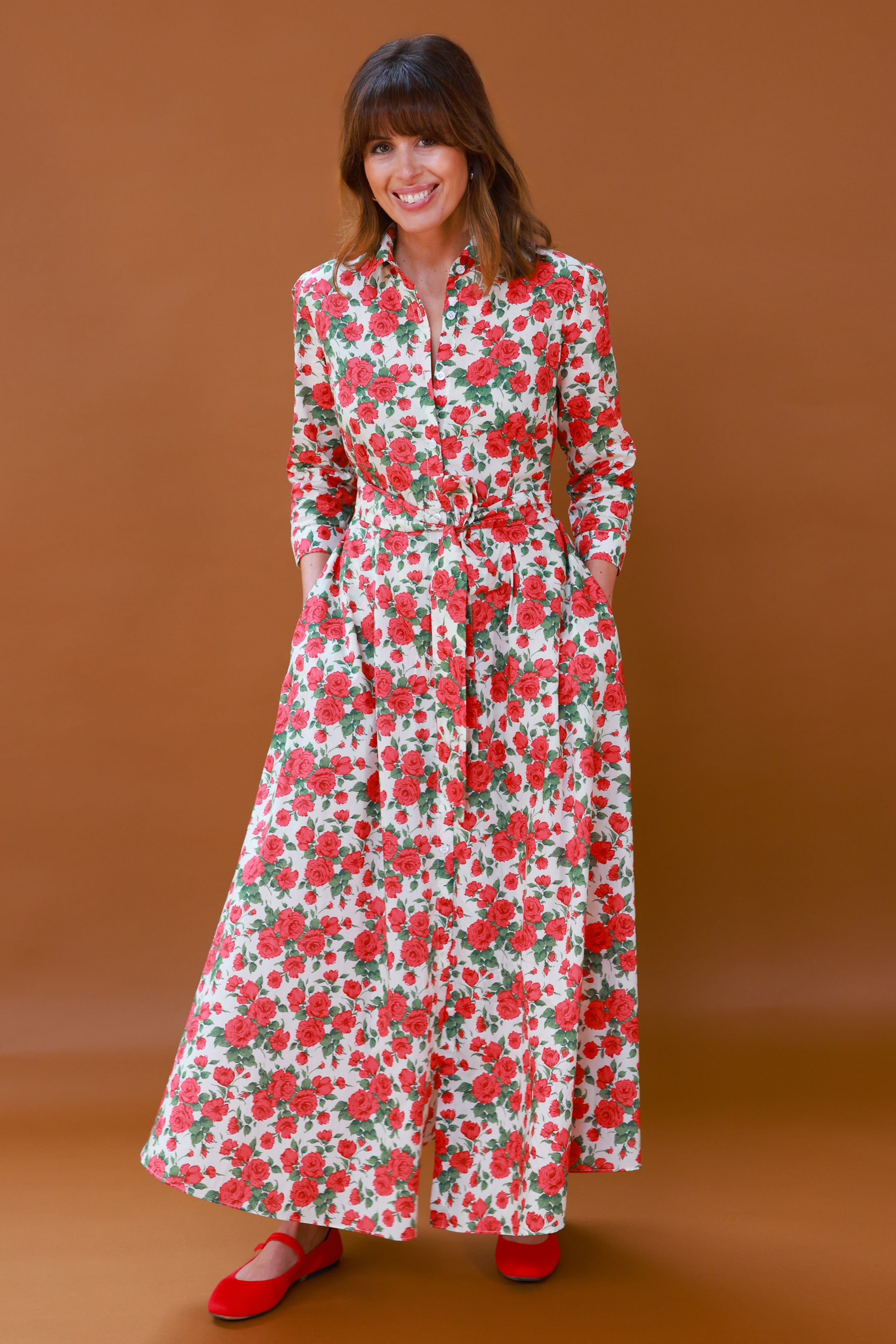 Kensington Dress in Liberty Rose
