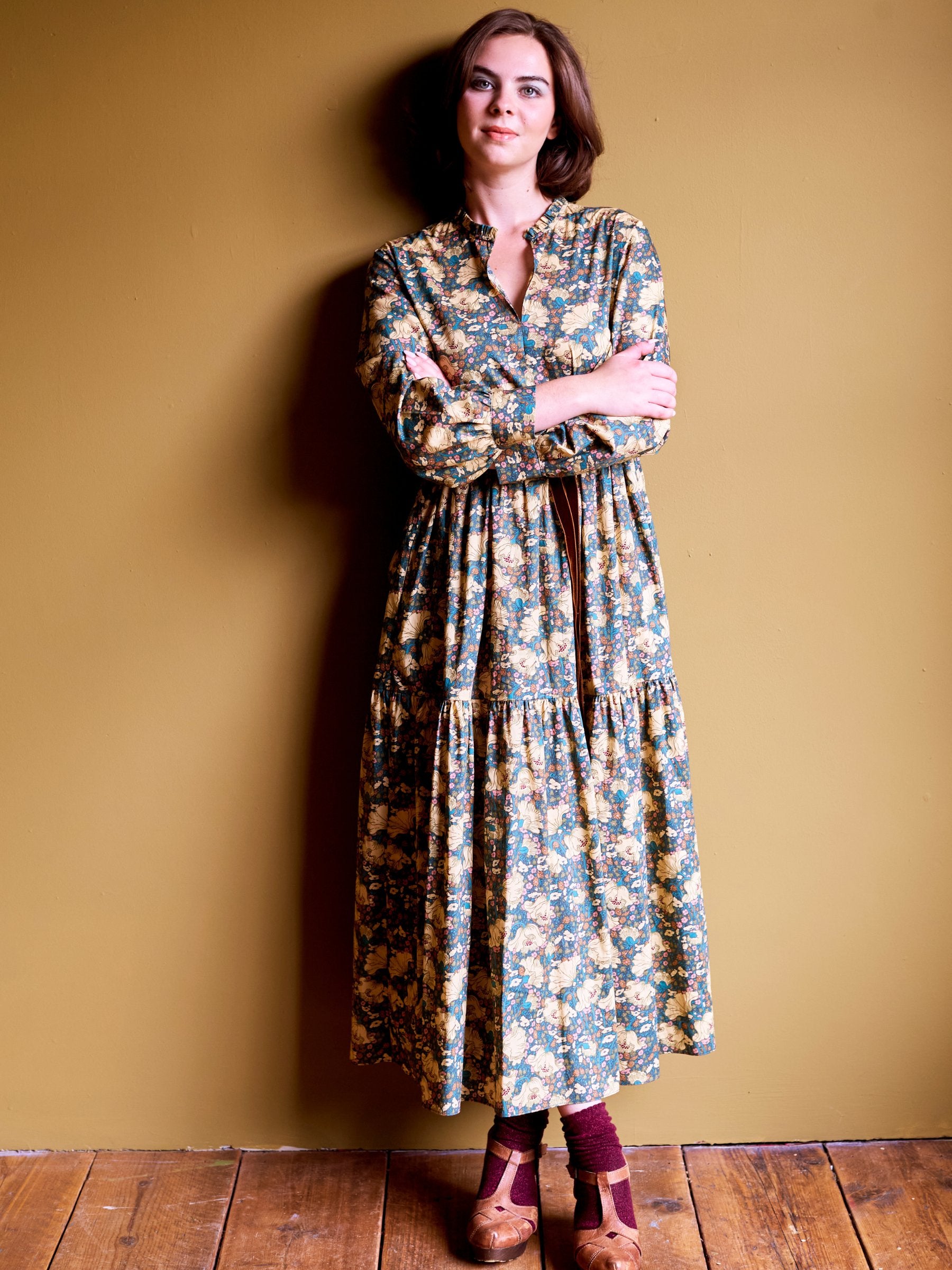 Camden Passage Dress made in Liberty Clementina Daisy