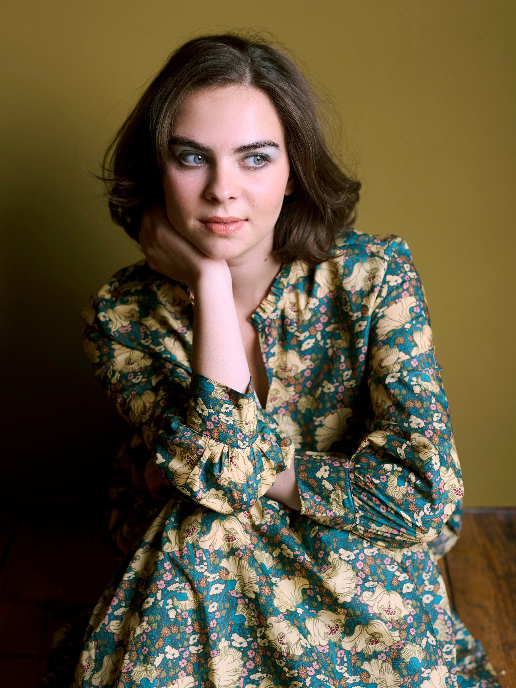 Camden Passage Dress made in Liberty Clementina Daisy