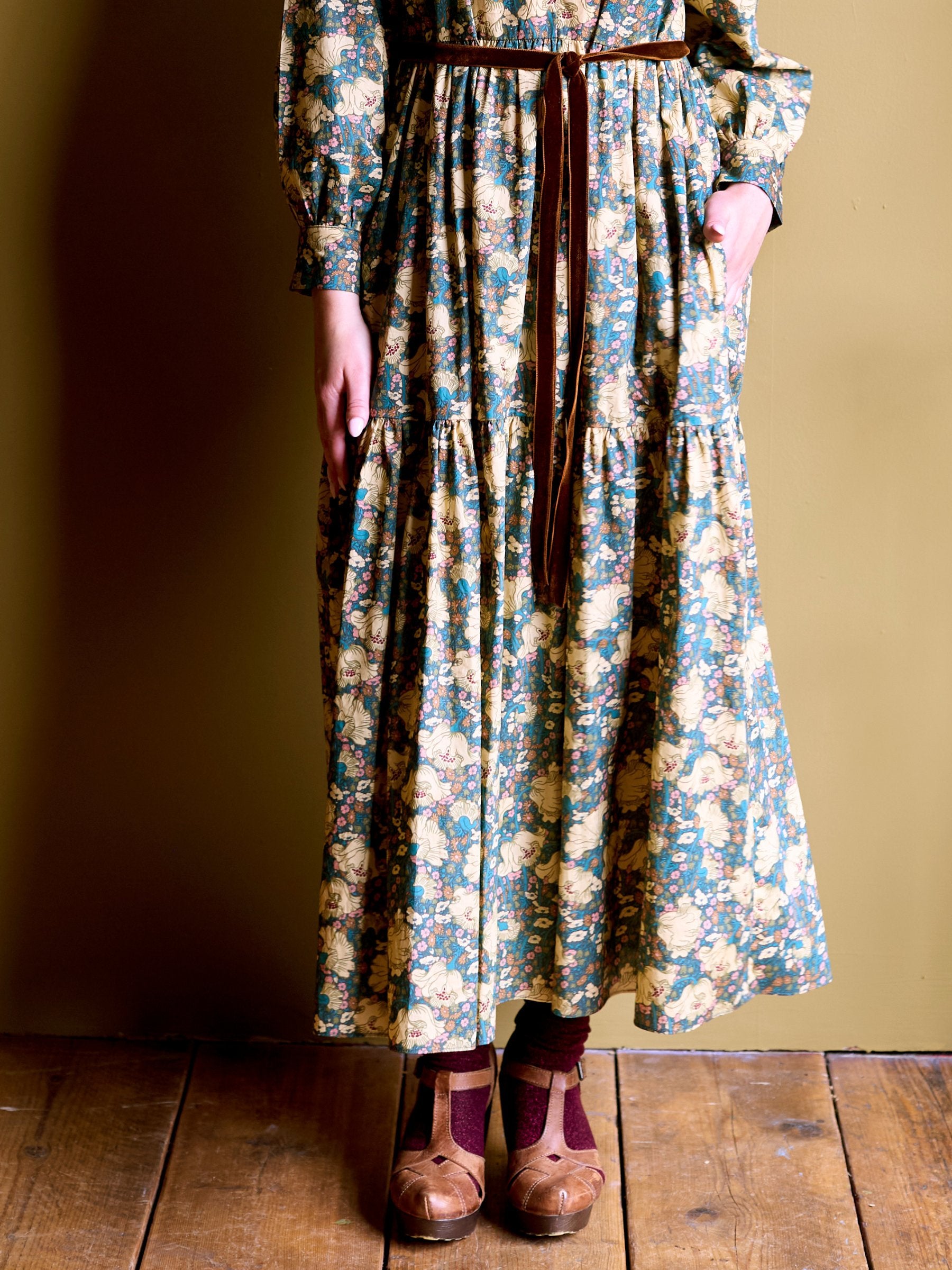 Camden Passage Dress made in Liberty Clementina Daisy