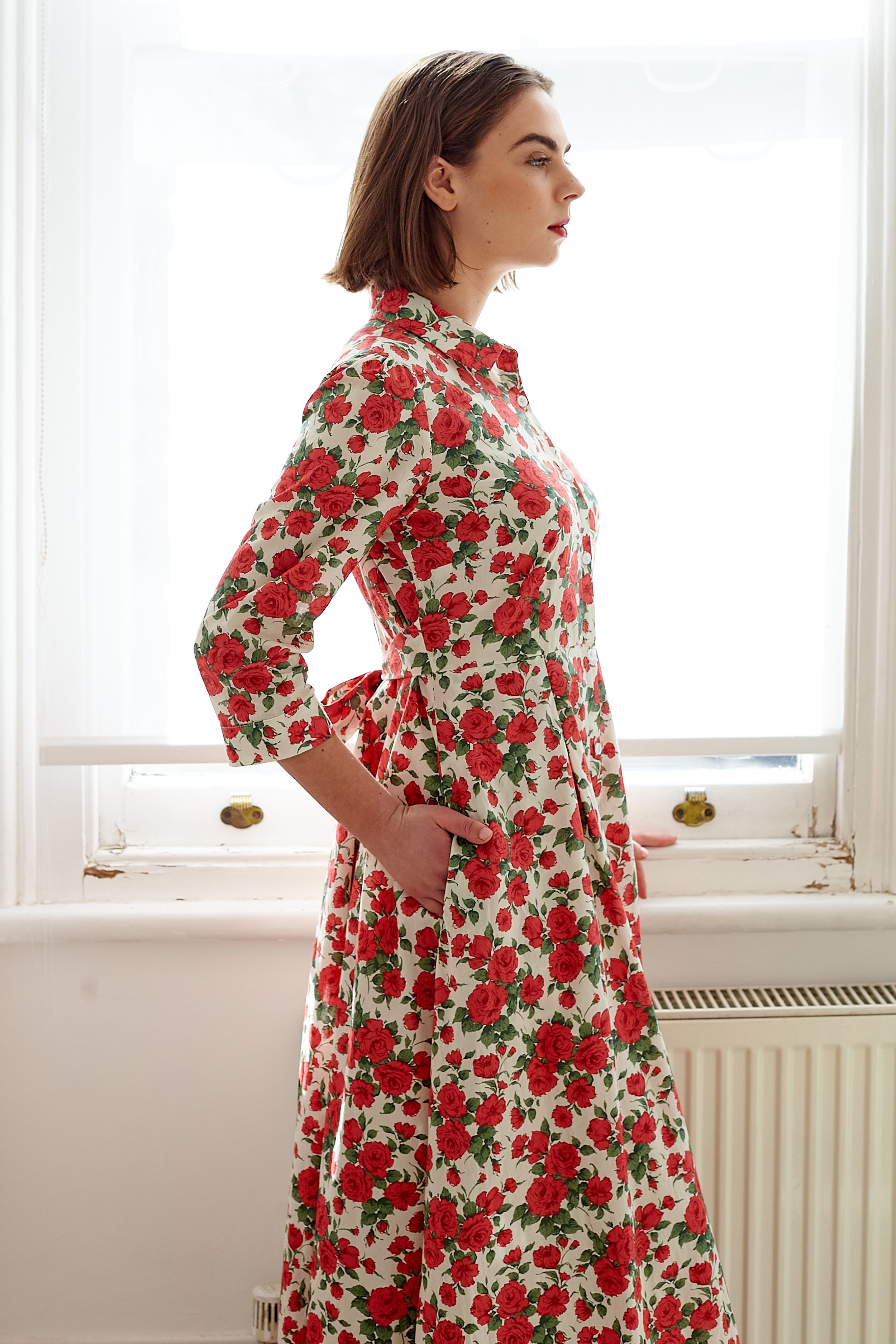 Kensington Dress in Liberty Rose