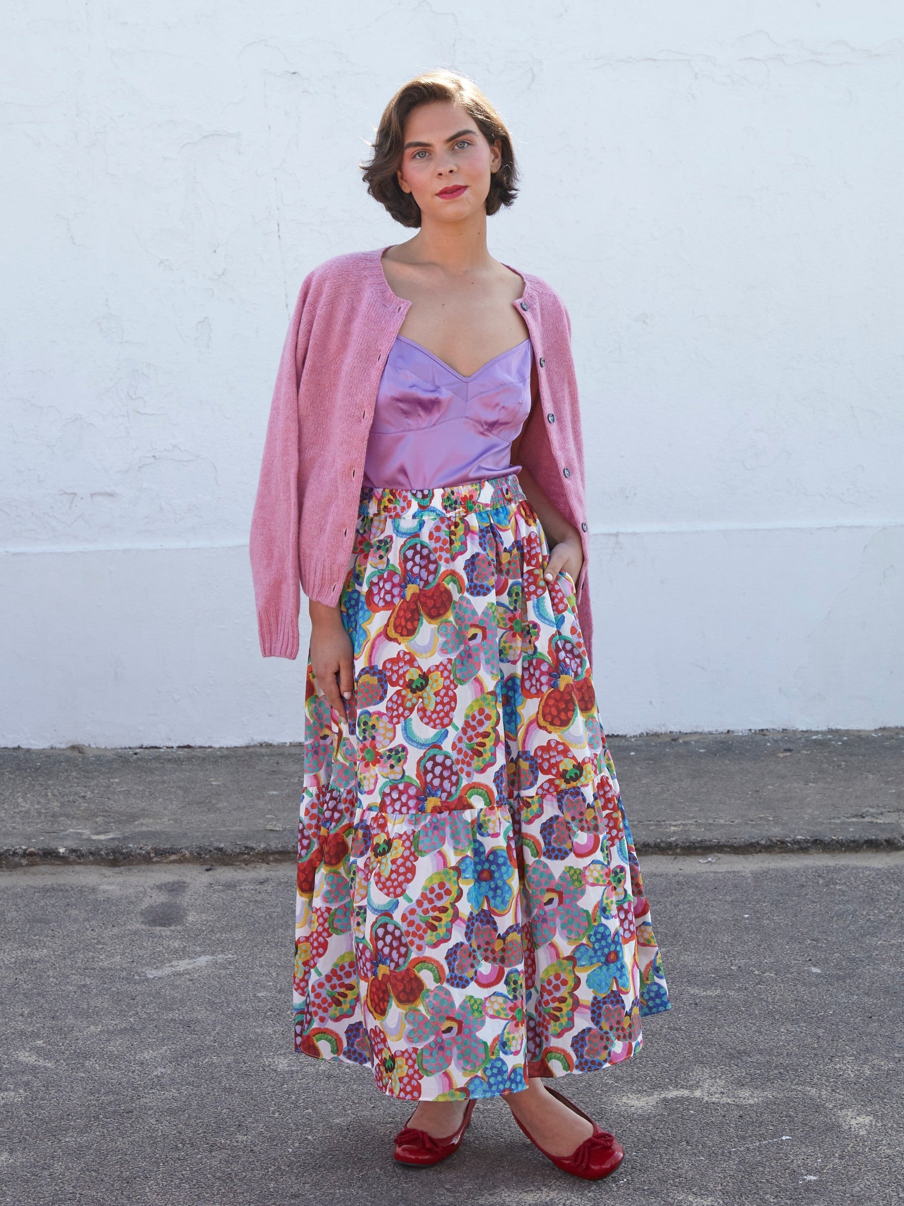 Petticoat Skirt in Liberty Fauvist Floral