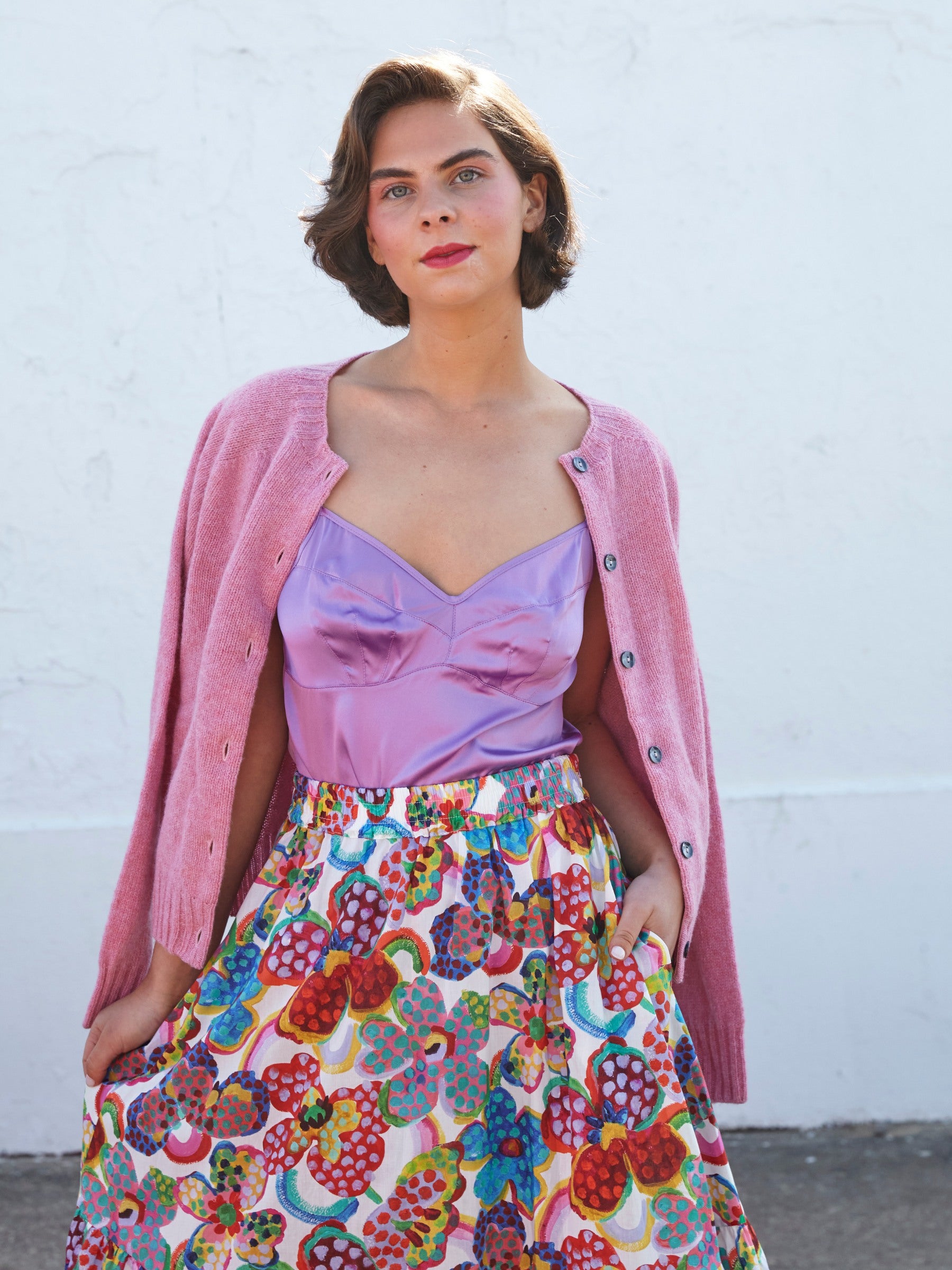 Petticoat Skirt in Liberty Fauvist Floral