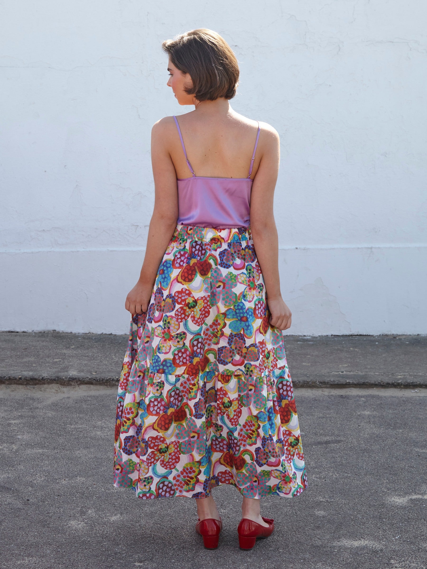 Petticoat Skirt in Liberty Fauvist Floral