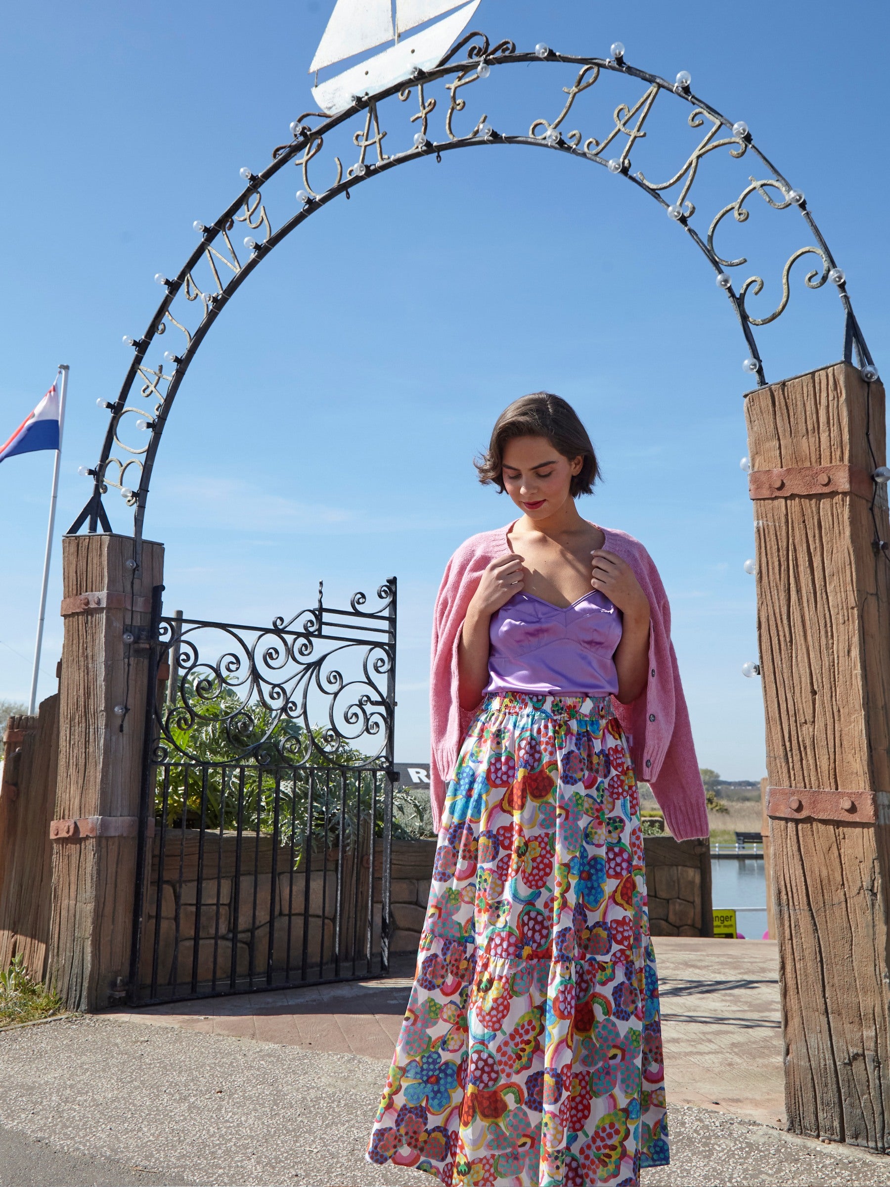 Petticoat Skirt in Liberty Fauvist Floral