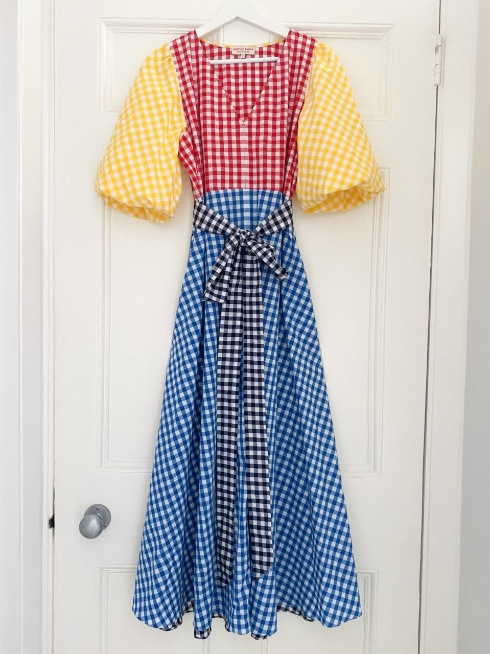 Carnival Dress in Mixed Gingham, EXTRA SMALL, SMALL