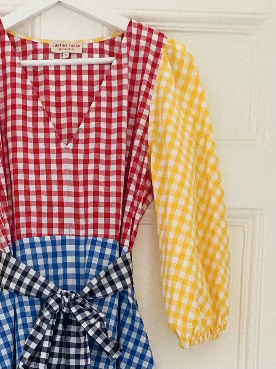 Carnival Dress in Mixed Gingham, EXTRA SMALL, SMALL