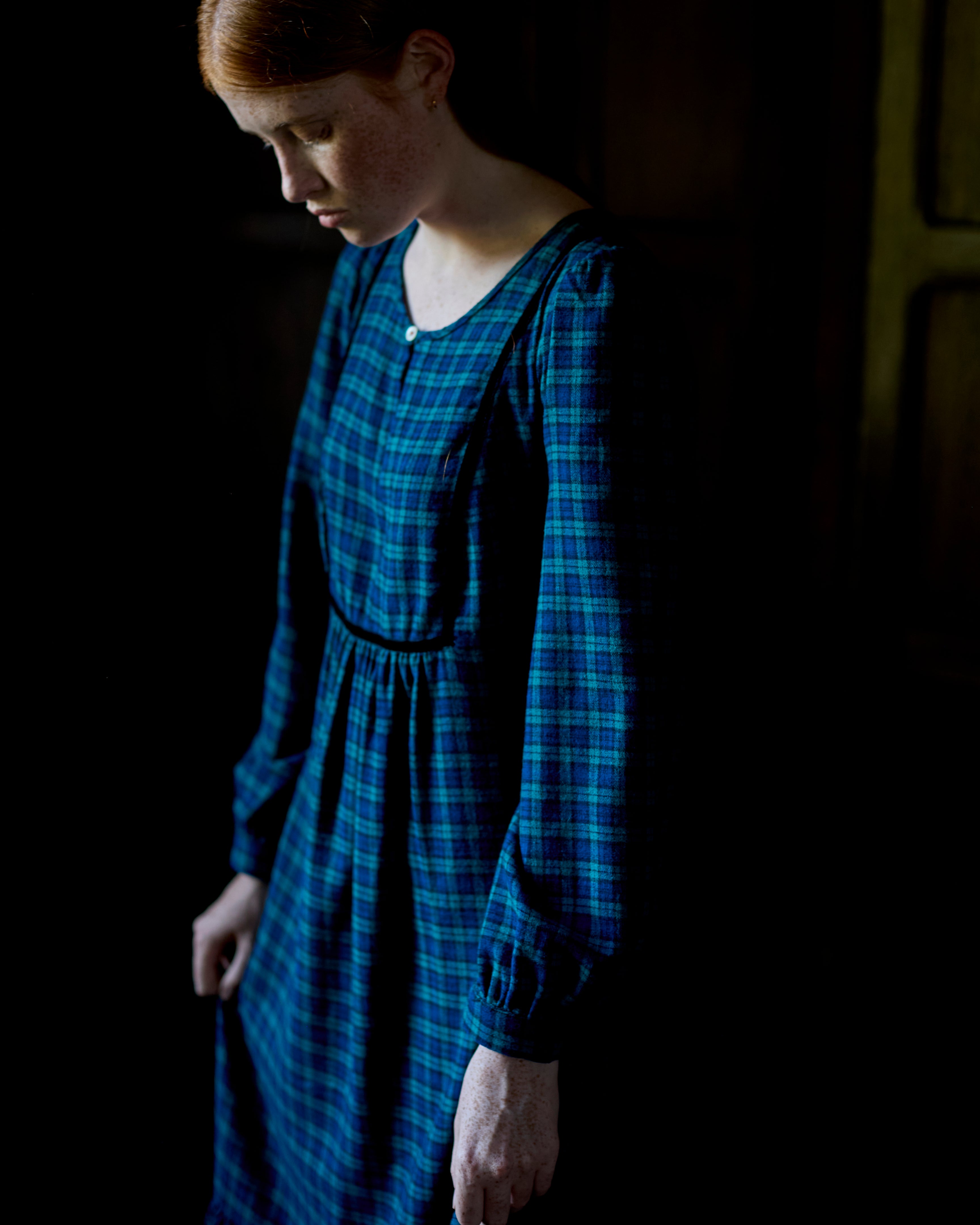 Harrogate Dress in Blackwatch Tartan