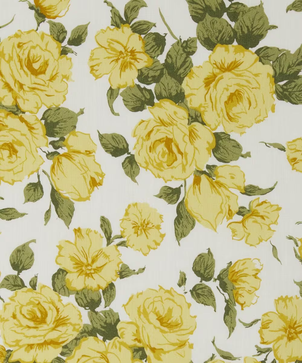 Wrap Dress in Classic Liberty Yellow Rose