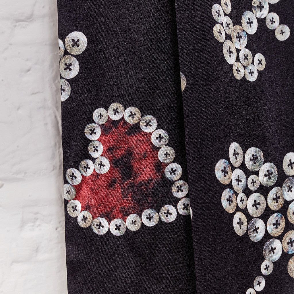 Pearly Queen Silk Satin Scarf