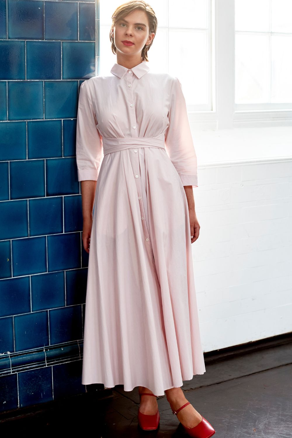 "A collection of easy, elegant dresses in natural fabrics like Irish linen, Liberty cotton, and soft silk, designed for everyday wear."