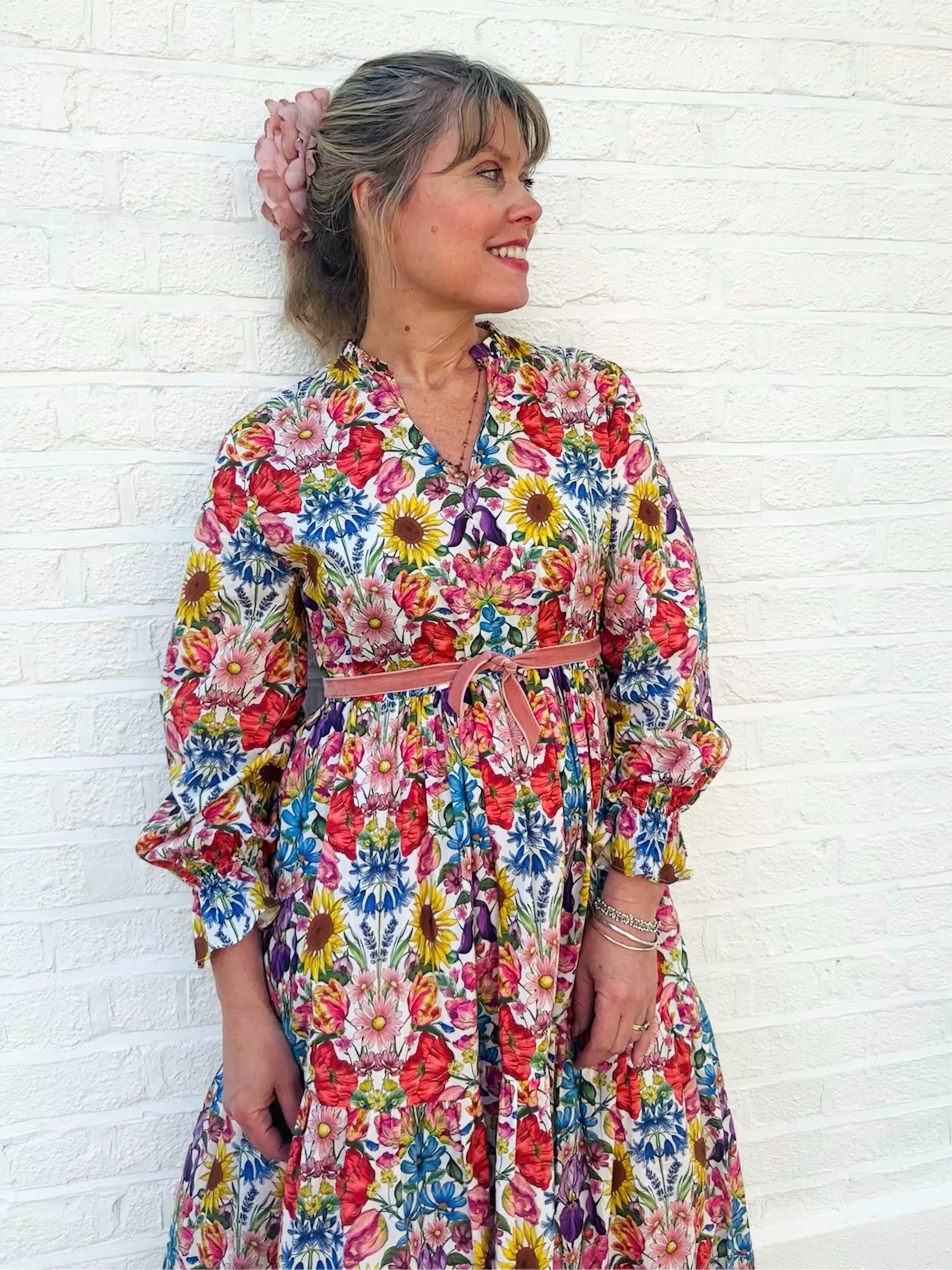 Camden Passage Dress Made In Liberty Floral Muse