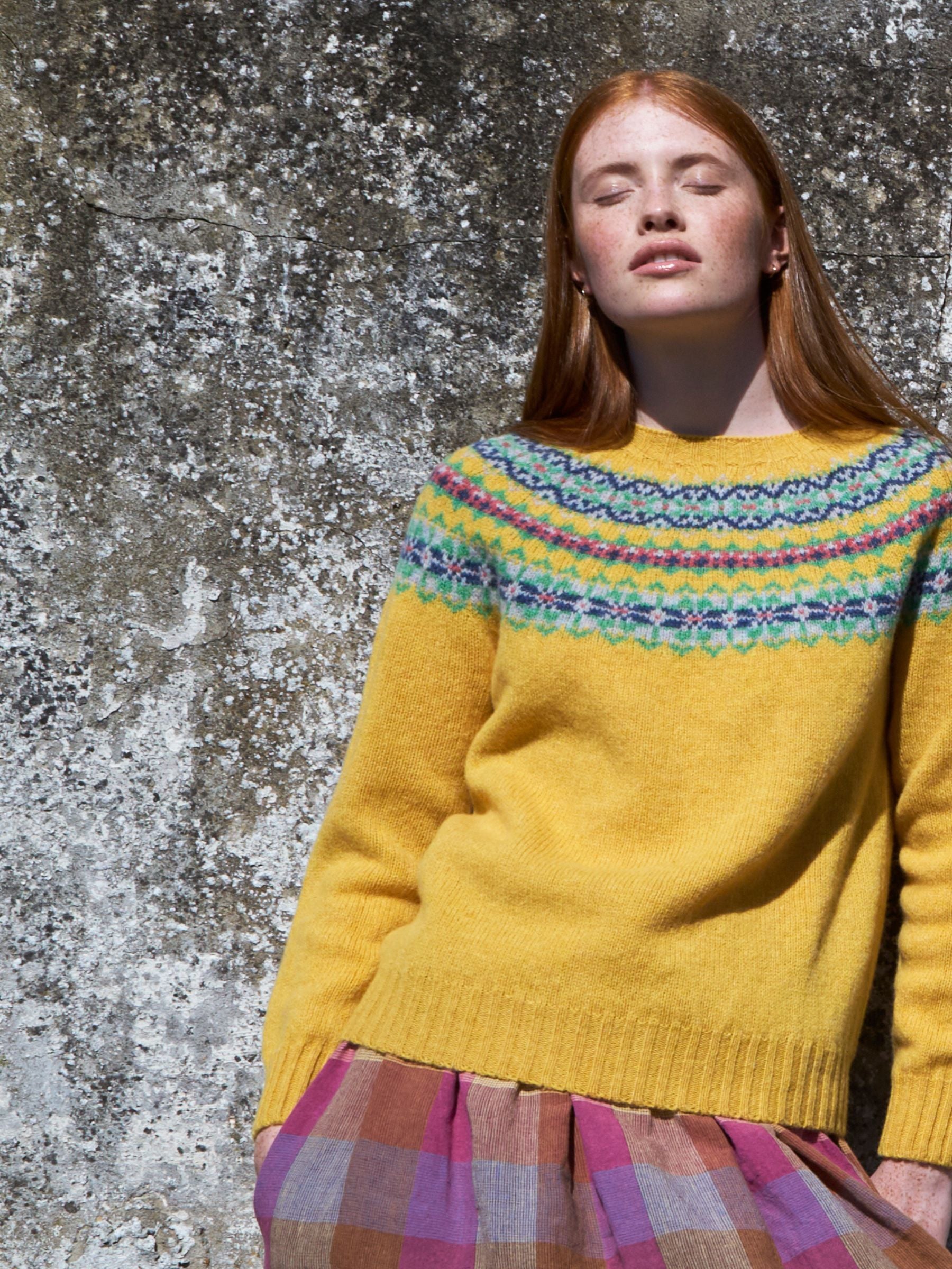 Fairisle Jumper in Butterscotch
