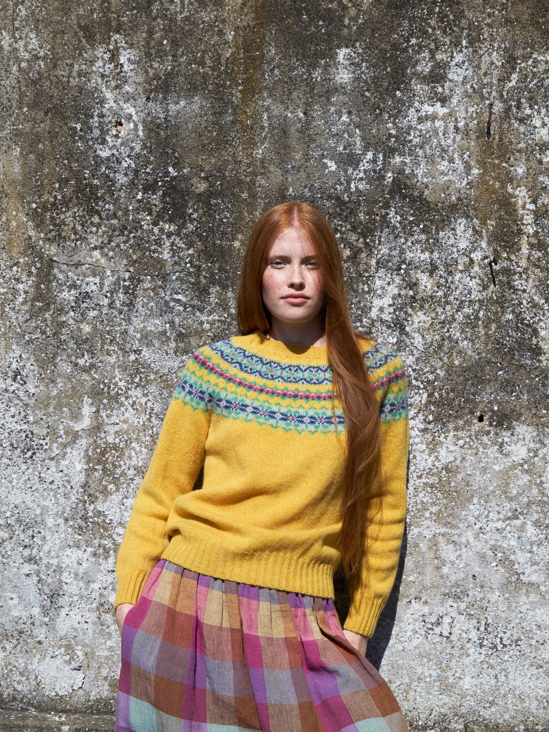 Fairisle Jumper in Butterscotch