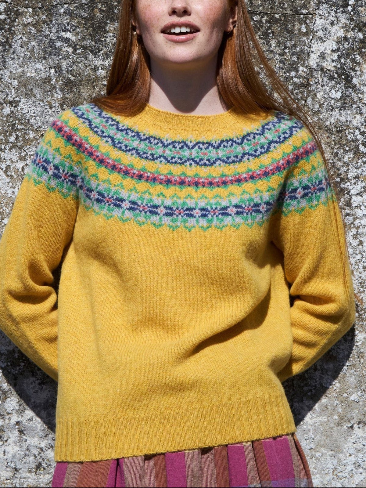 Fairisle Jumper in Butterscotch