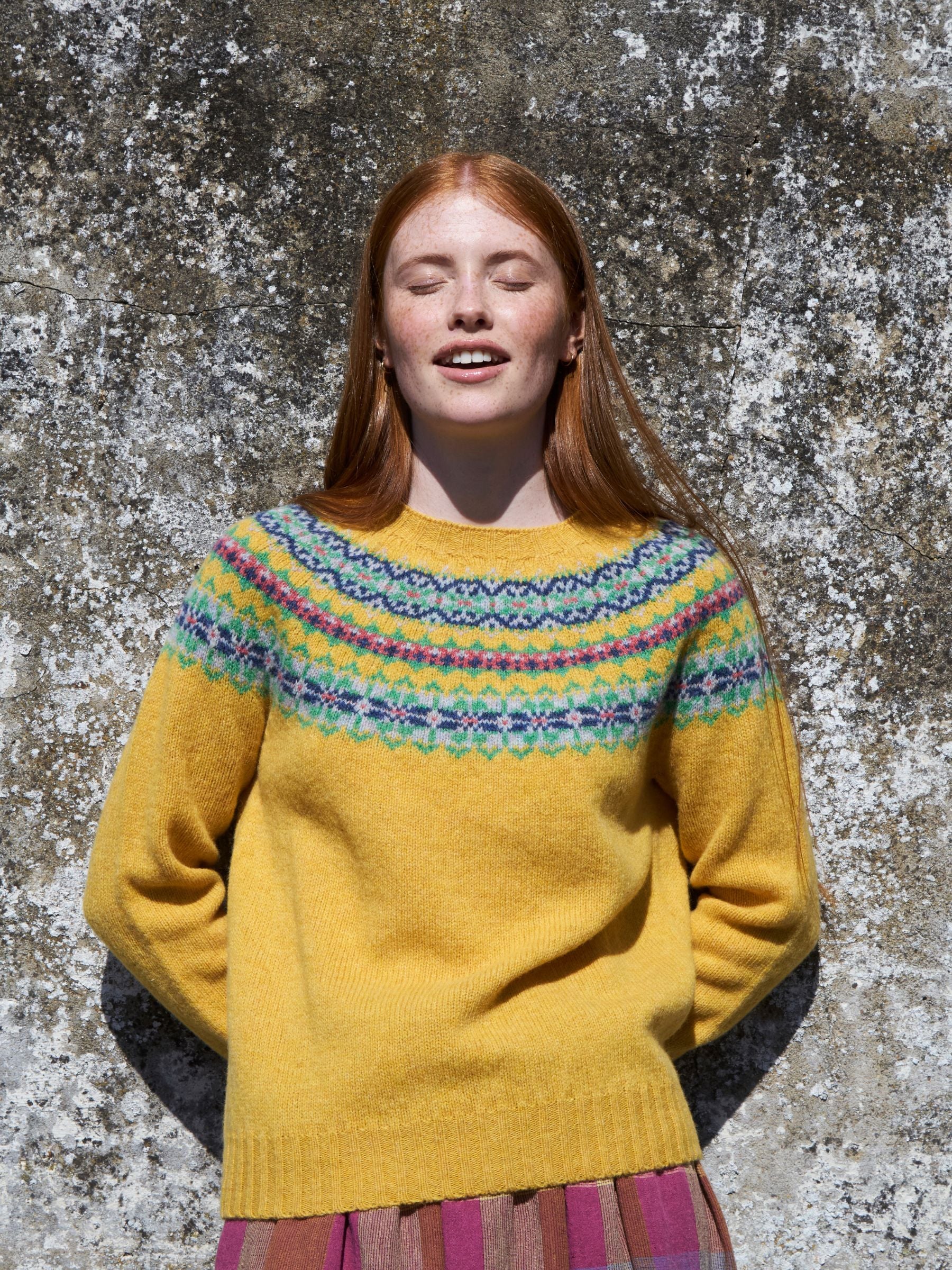 Fairisle Jumper in Butterscotch