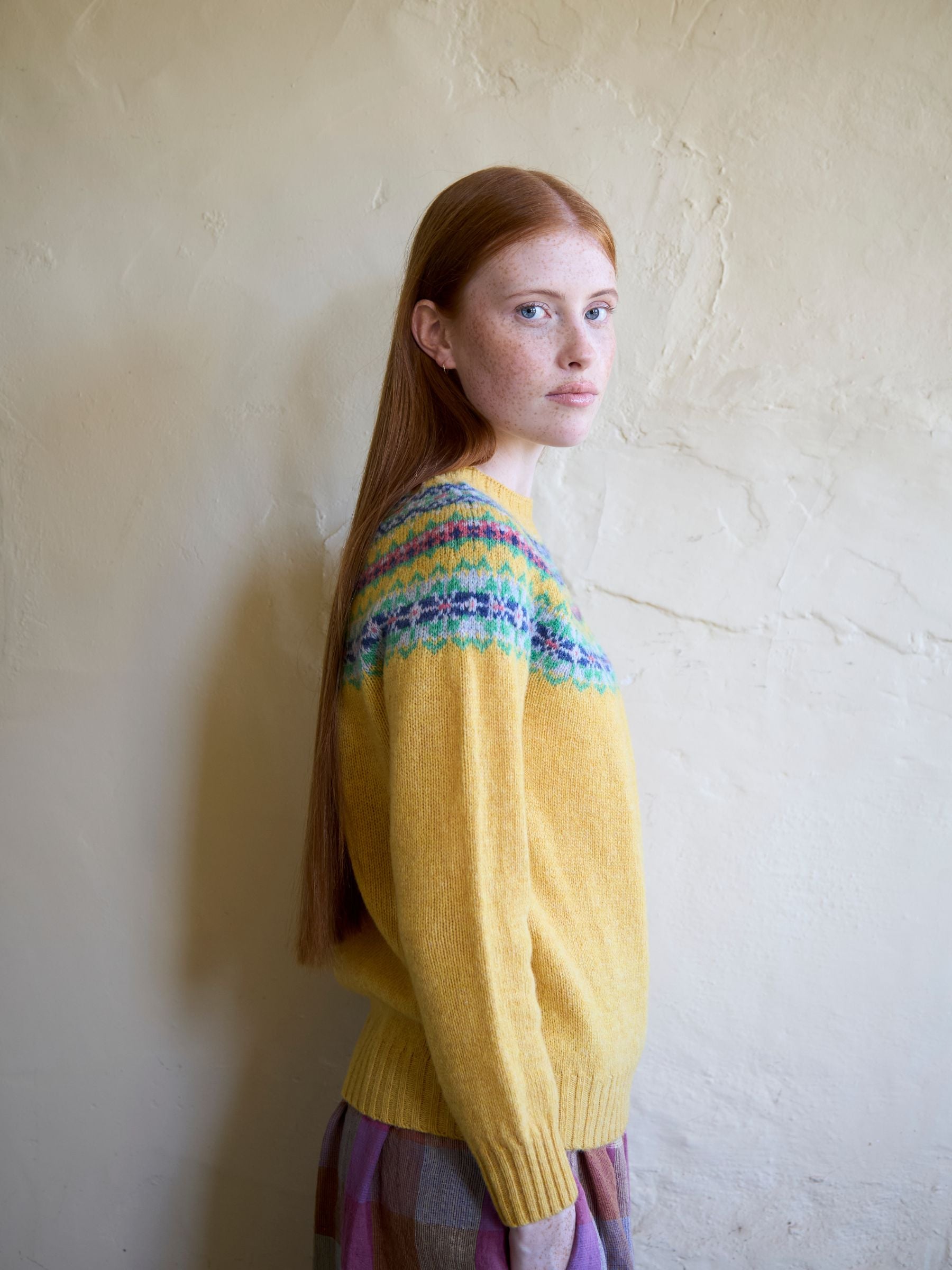 Fairisle Jumper in Butterscotch