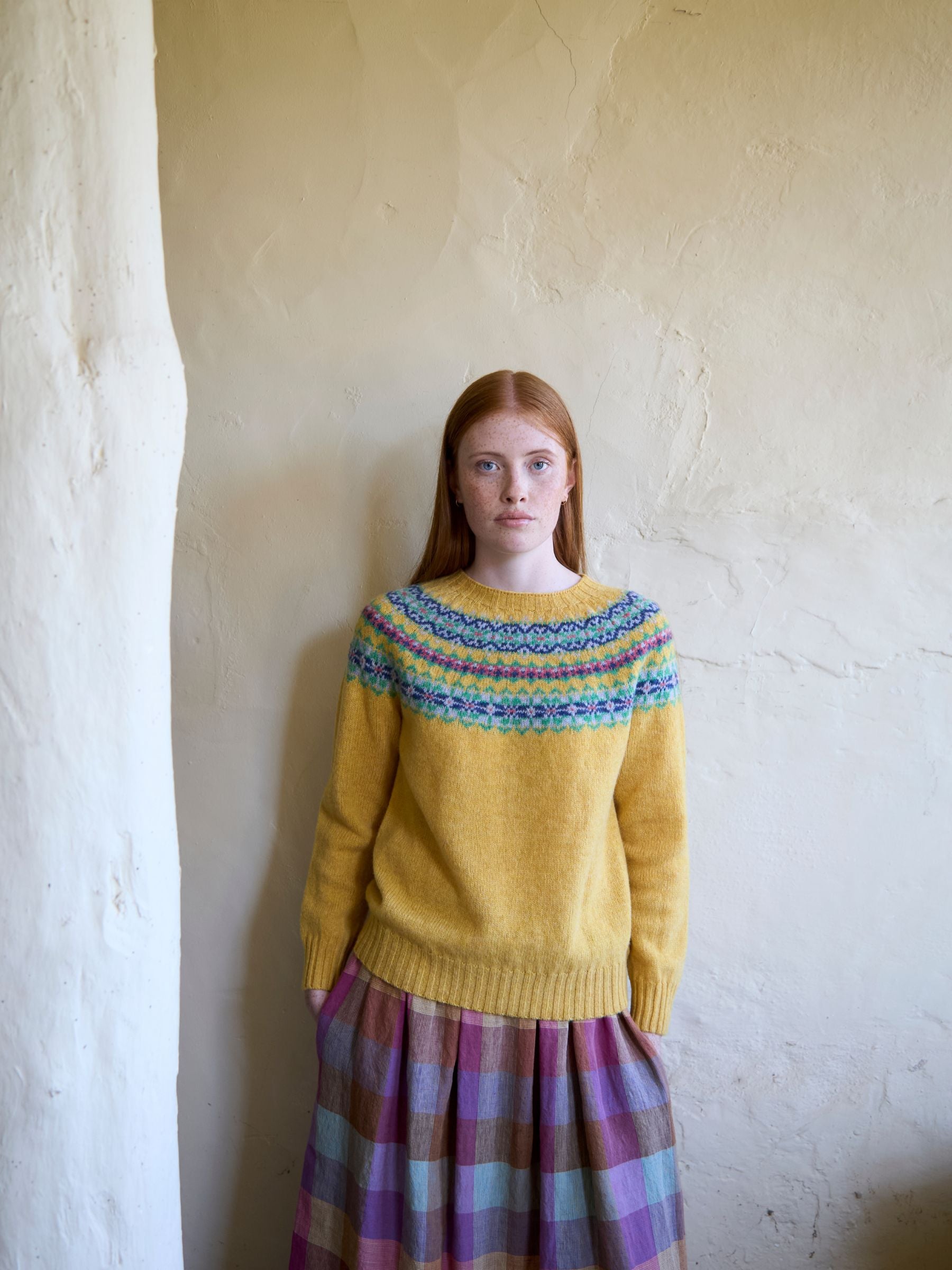 Fairisle Jumper in Butterscotch