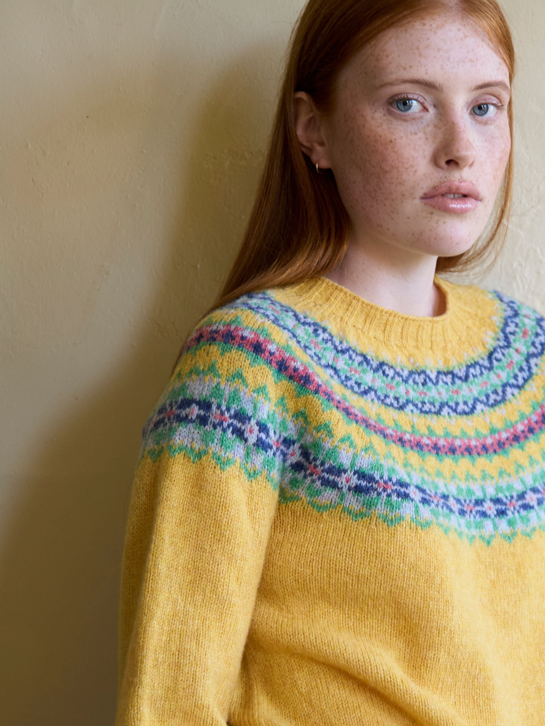 Fairisle Jumper in Butterscotch