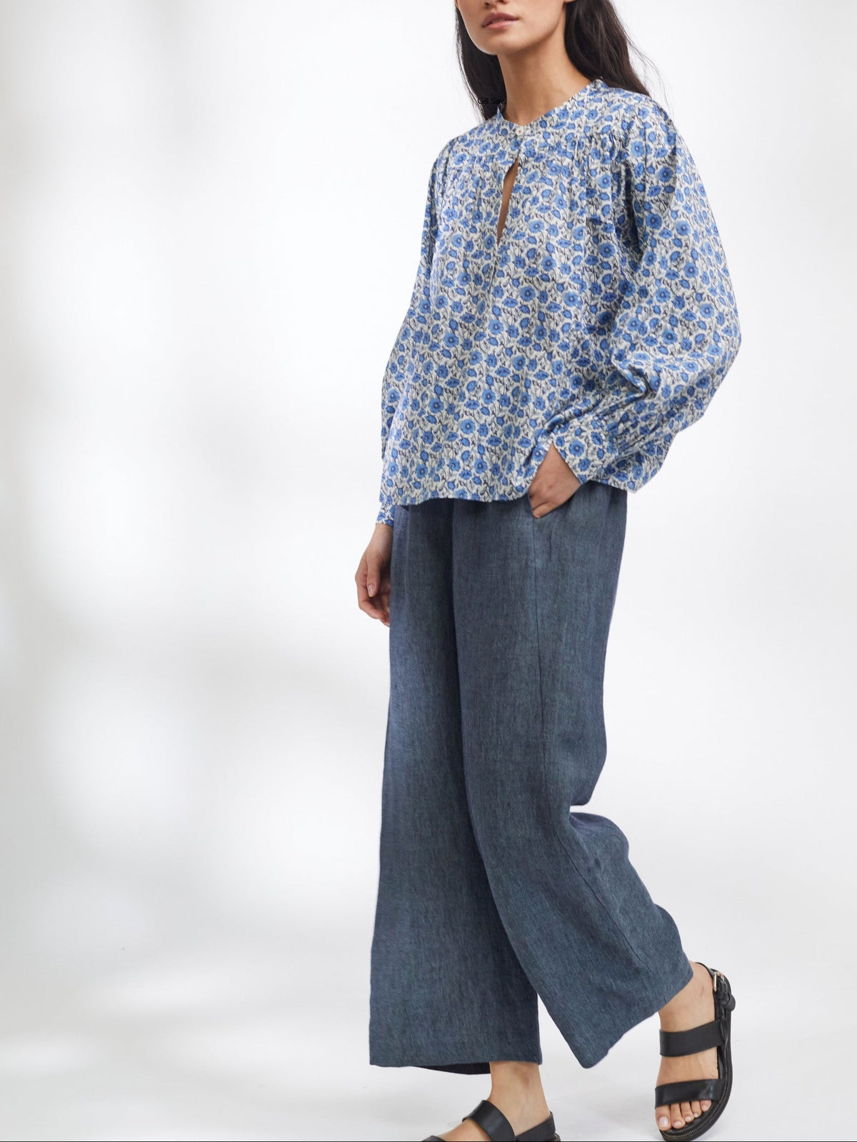 Liberty Print Smock Top | Made in England | Justine Tabak