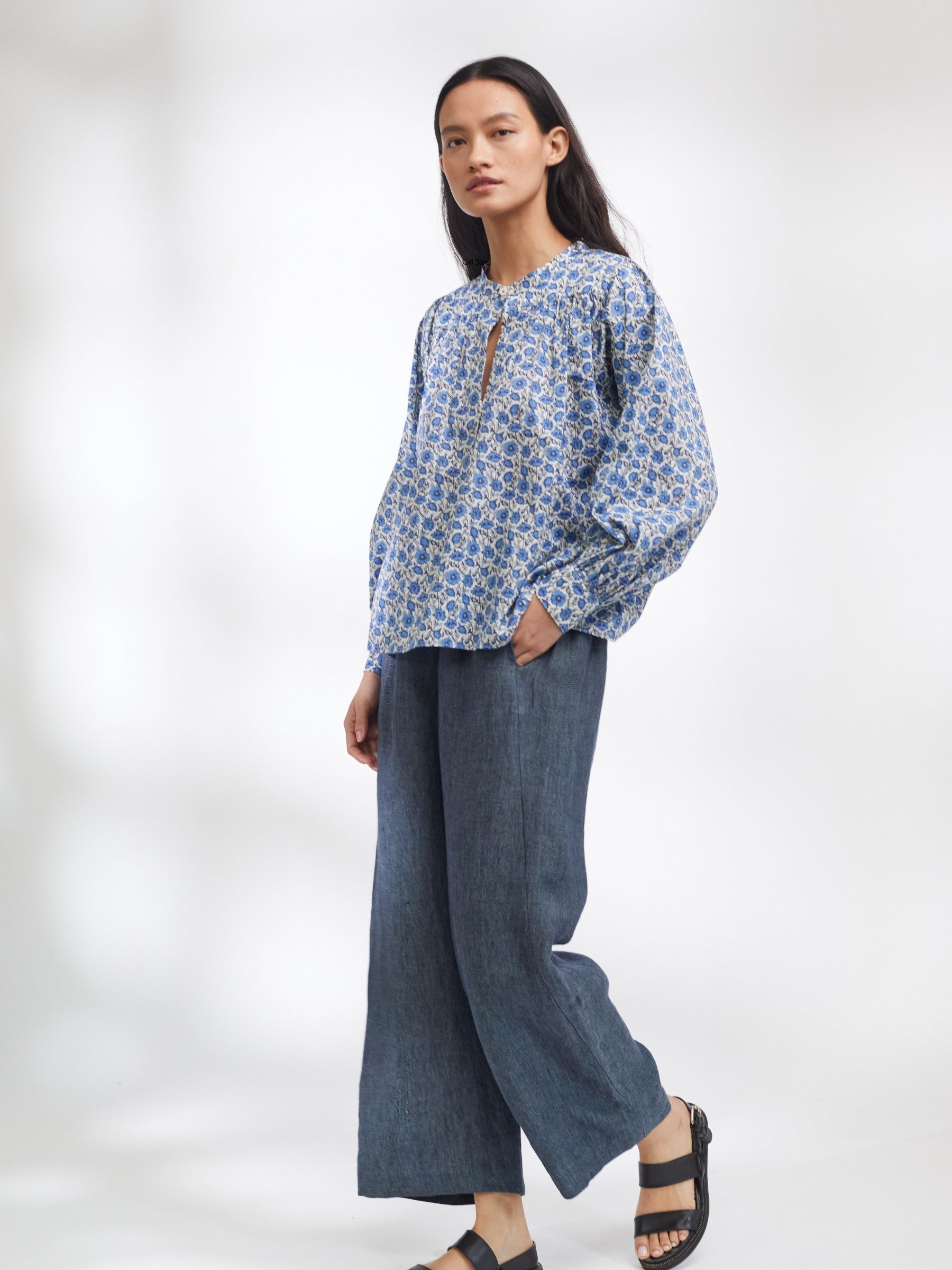 Liberty Print Smock Top | Made in England | Justine Tabak