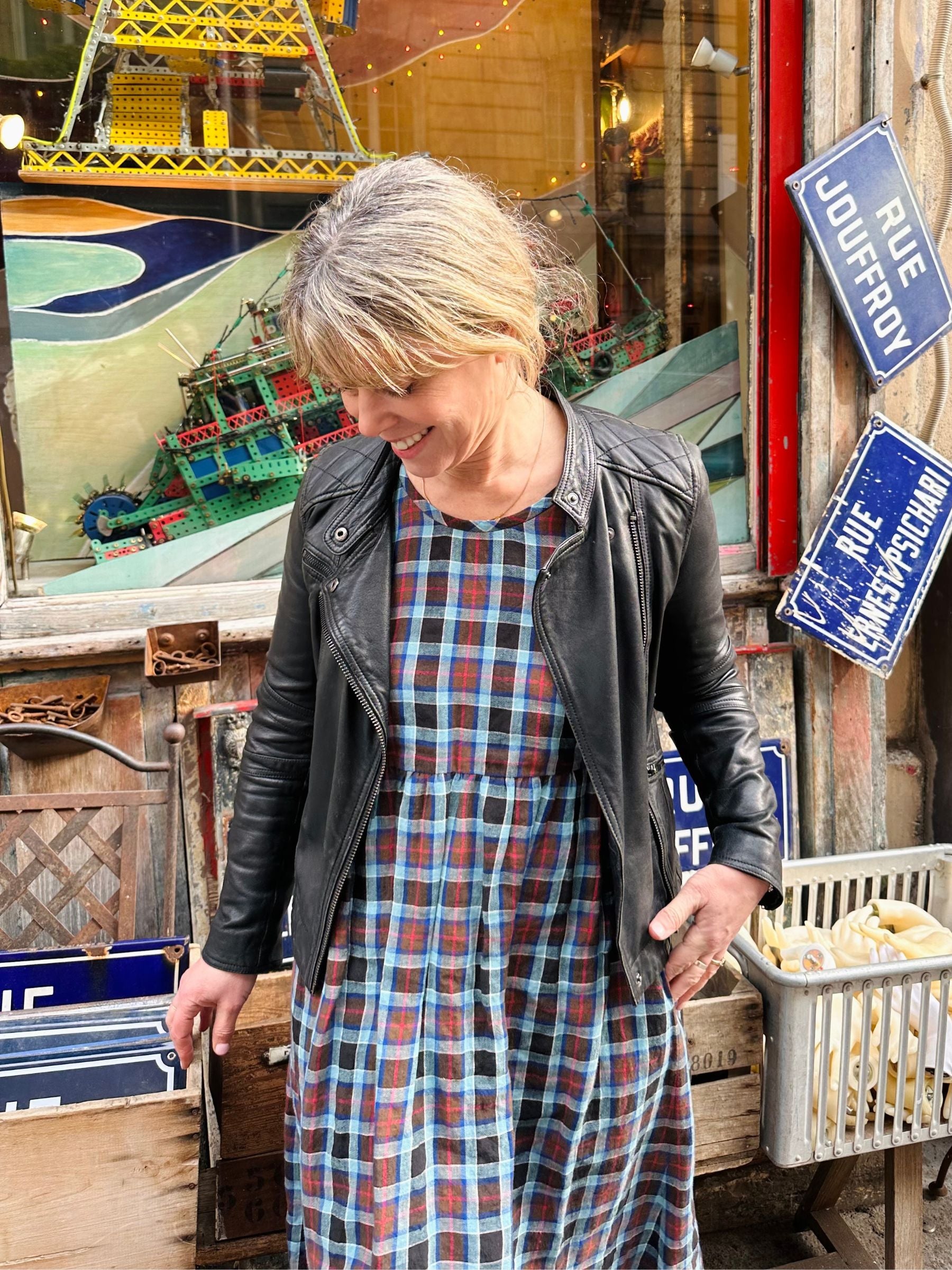 Long Sleeve Stepney Dress in Waterford Irish Linen