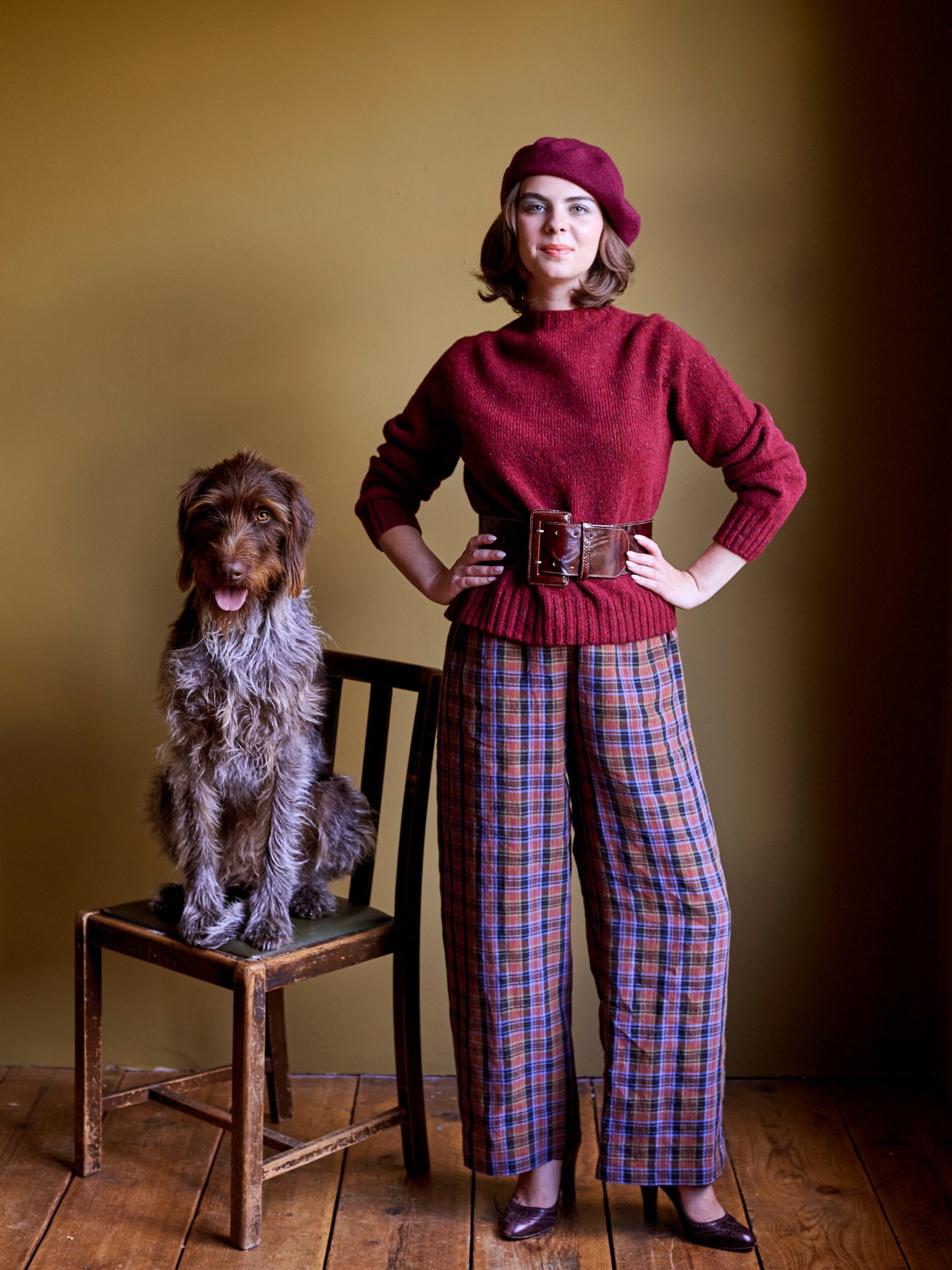Tartan Irish Linen Trouser | Made in England | Justine Tabak 