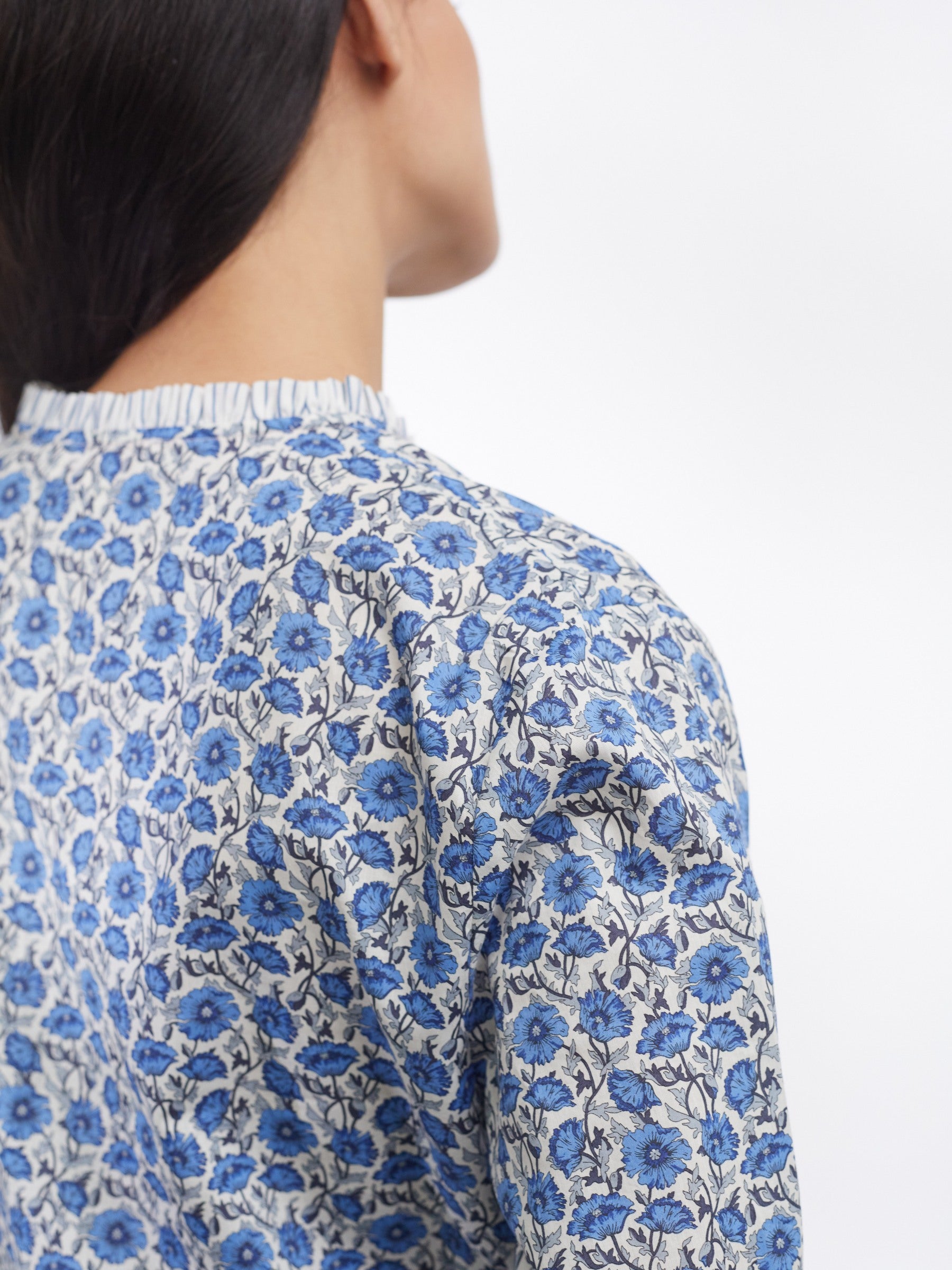 Tiered Maxi Dress in Liberty Tana Lawn | Made in England | Justine Tabak