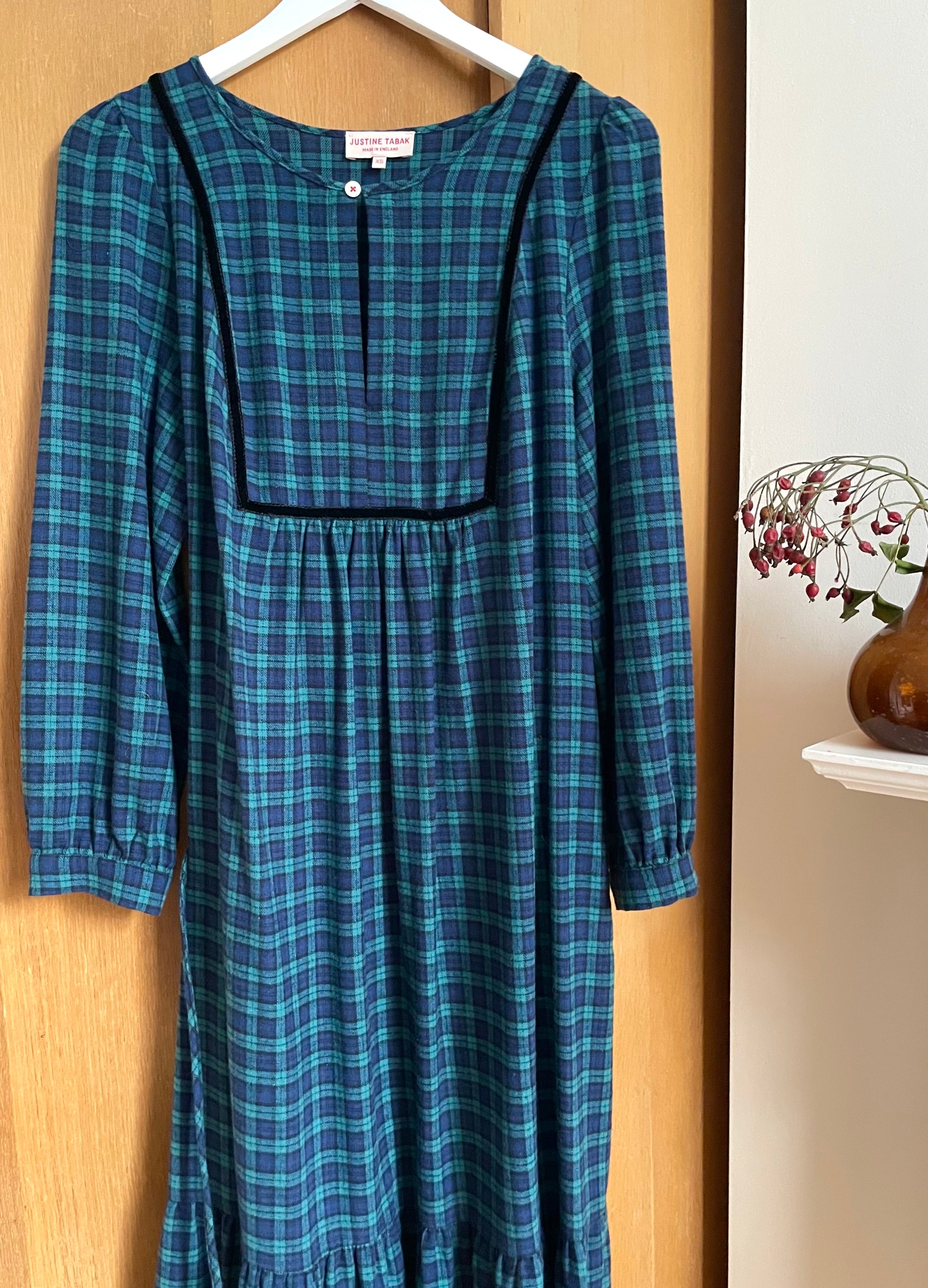 Harrogate Dress in Blackwatch Tartan