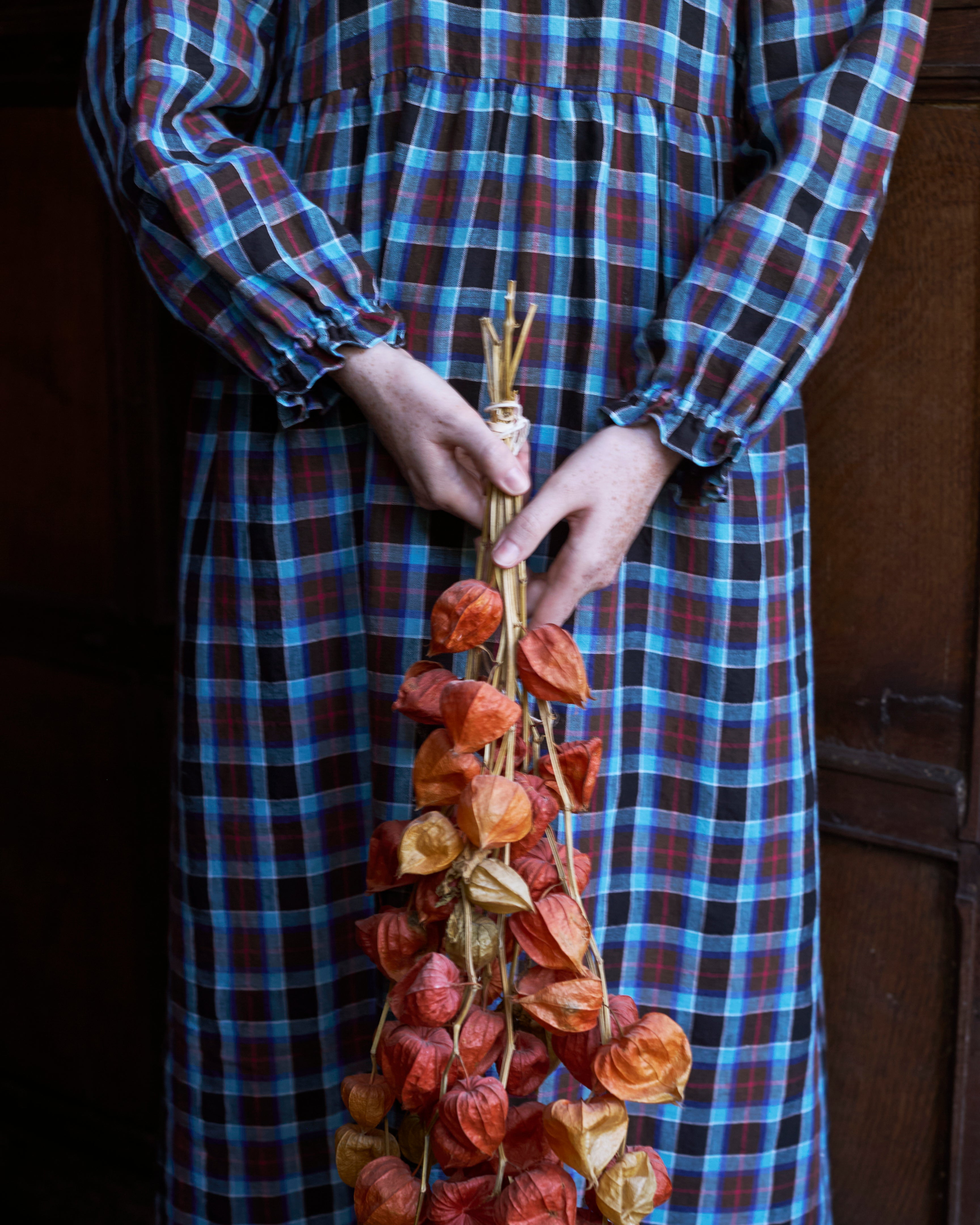 Long Sleeve Stepney Dress in Waterford Irish Linen