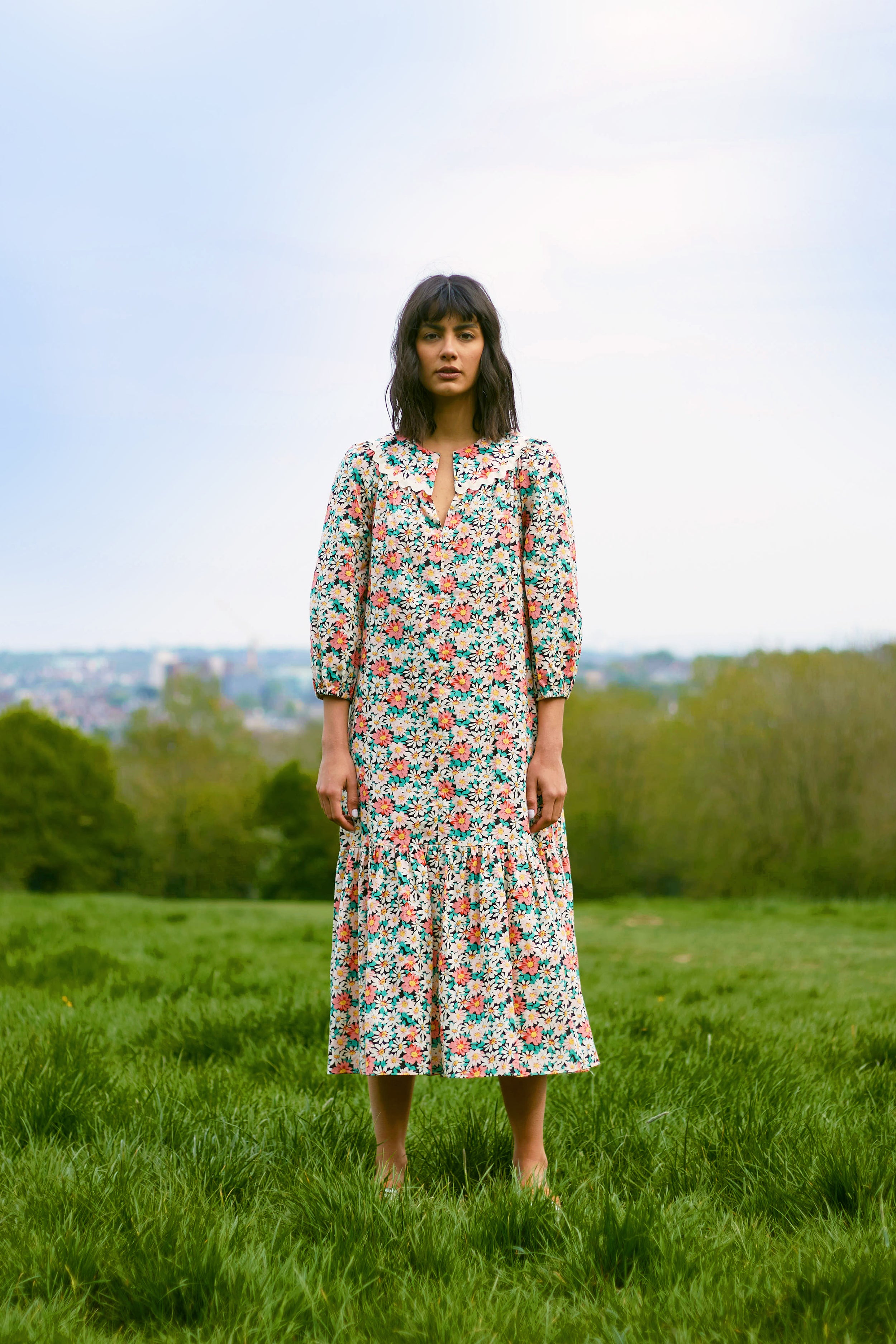 Daisy Cotton Ricrac Pimlico Dress